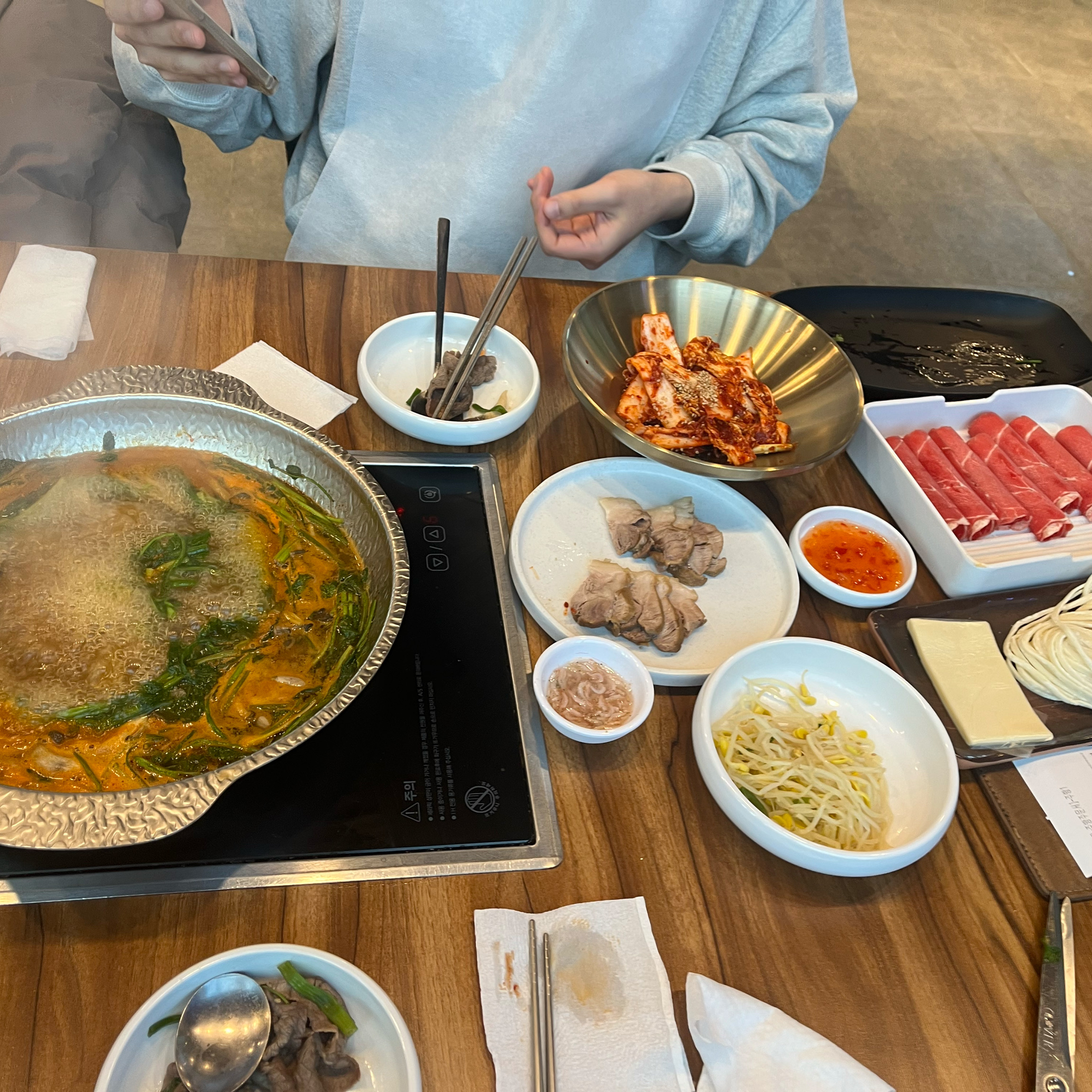  쌍용역 맛집 권박사 샤브 칼국수