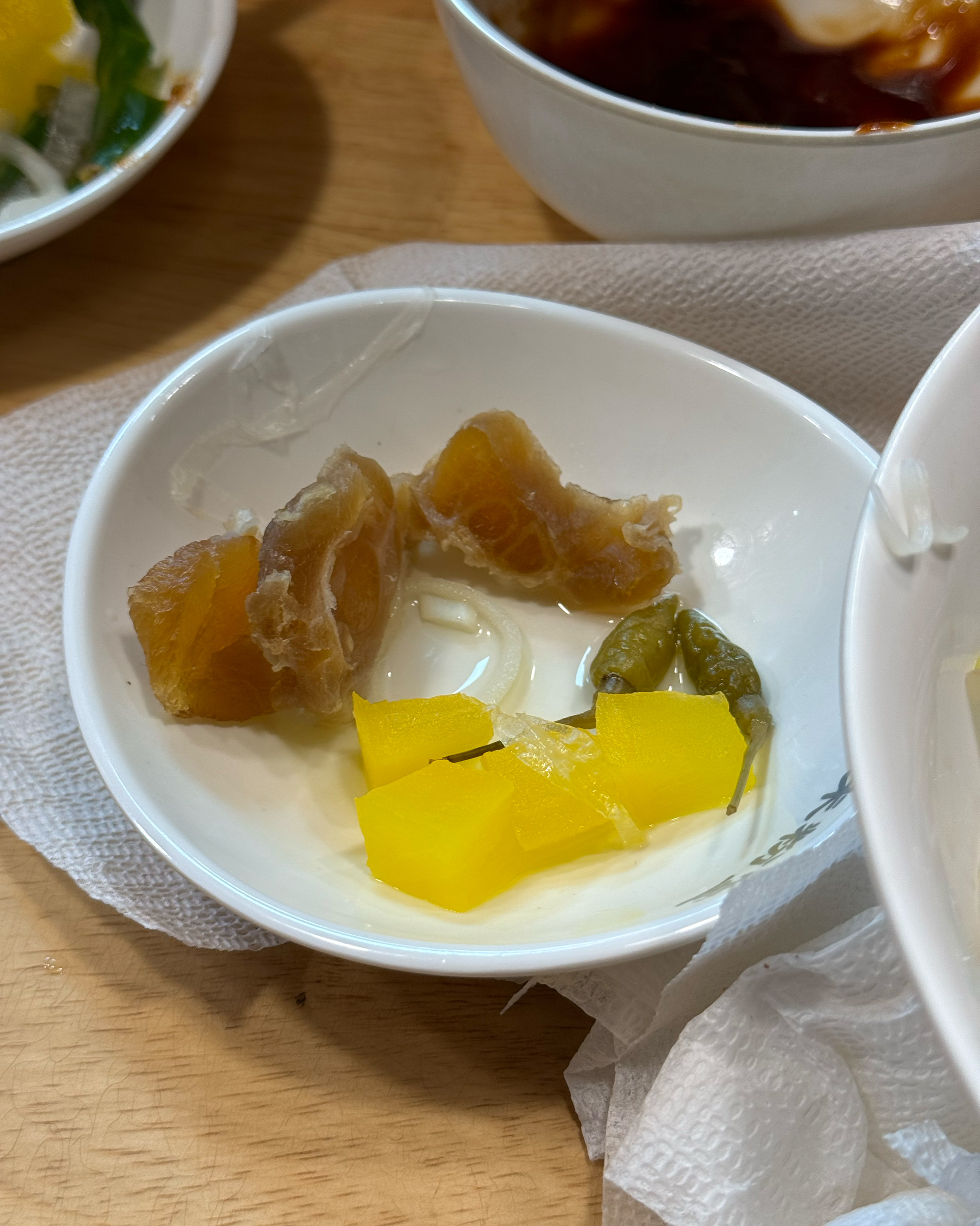 미분당 여러군데 많이 가봤는데, 스지가 씹히지 않은건 처음이였어요 .. 안익은건지.. - 등촌역 맛집 미분당 등촌점