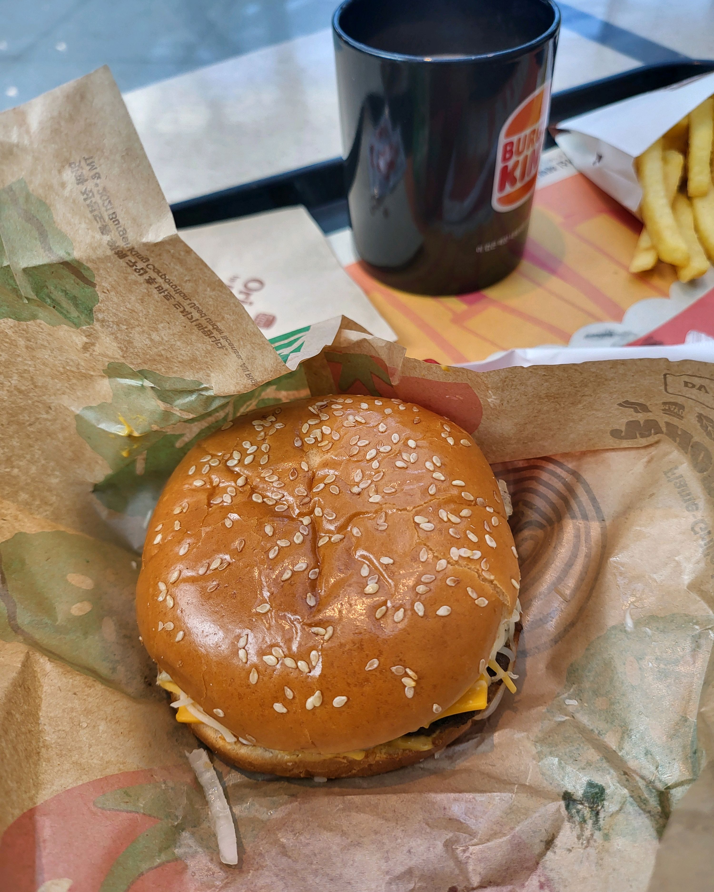 [인천공항 맛집 버거킹 인천공항교통센터1점] 직접 가본 로컬 리뷰