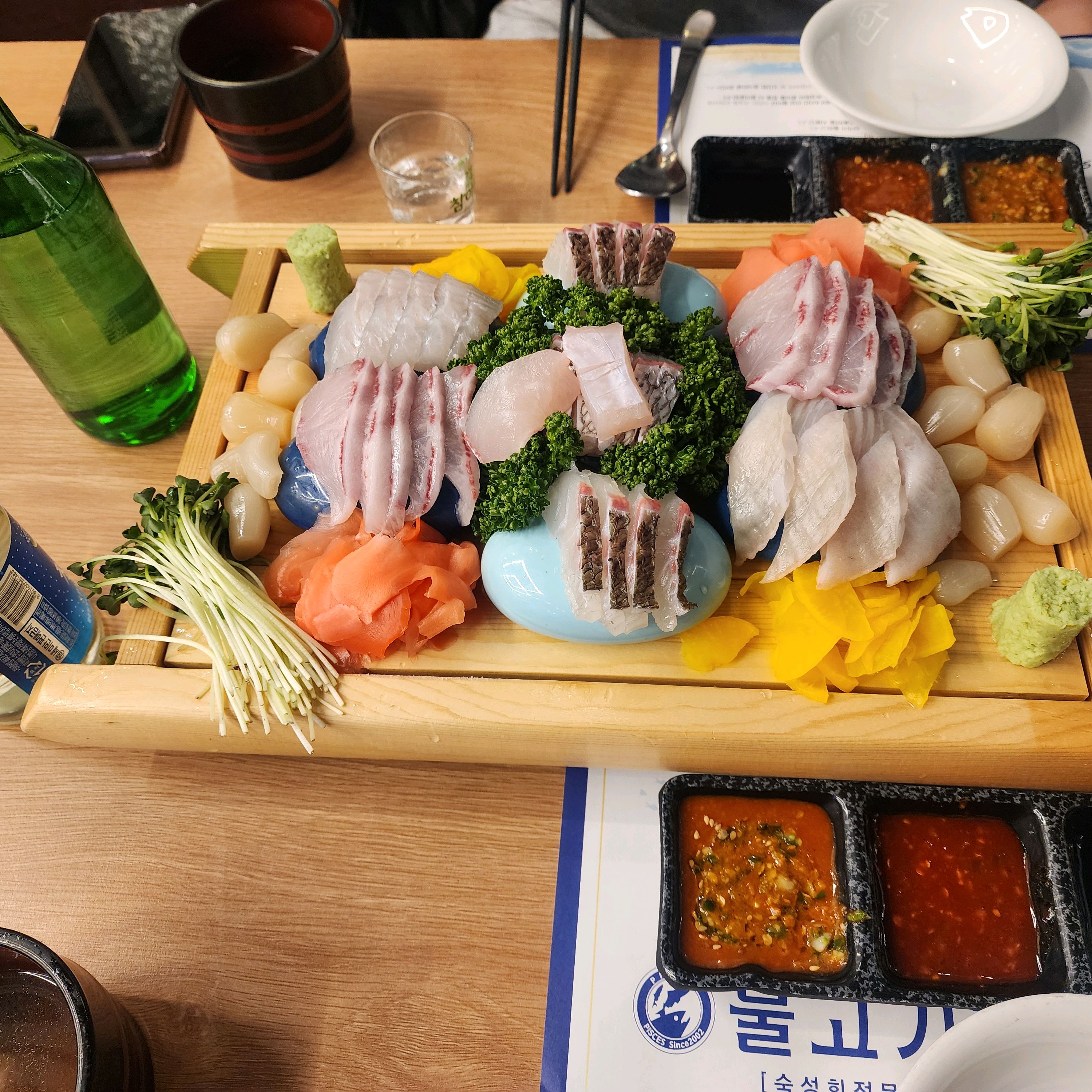숙성회 너무 맛있어요ㅎㅎ 무한인데 첨부터 끝까지 품질 똑같고 맛나요!! - 평택 고덕 맛집 물고기자리 평택고덕점