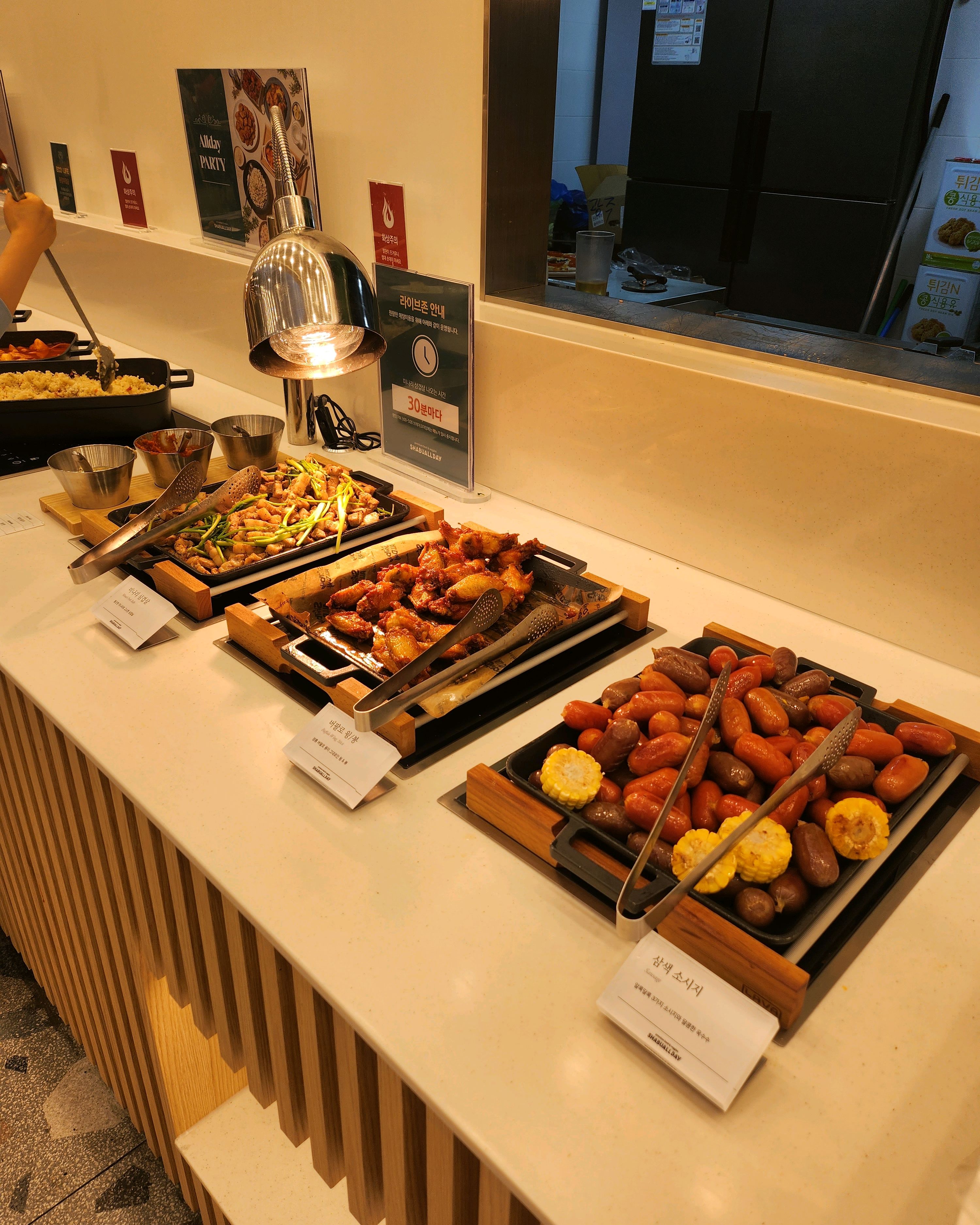 야채도 신선하고 고기도 무제한이라 맘껏 먹었어요 - 순천 조례동 맛집 샤브올데이 순천조례점