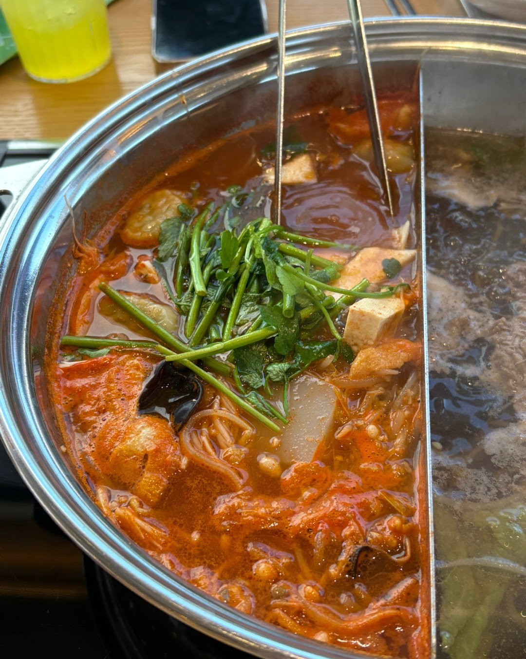 뷰도 너무 좋고 음식 맛도 좋은 샤브20 동구점🩵 다른 지점과는 달리 일산지 바다뷰가 너무