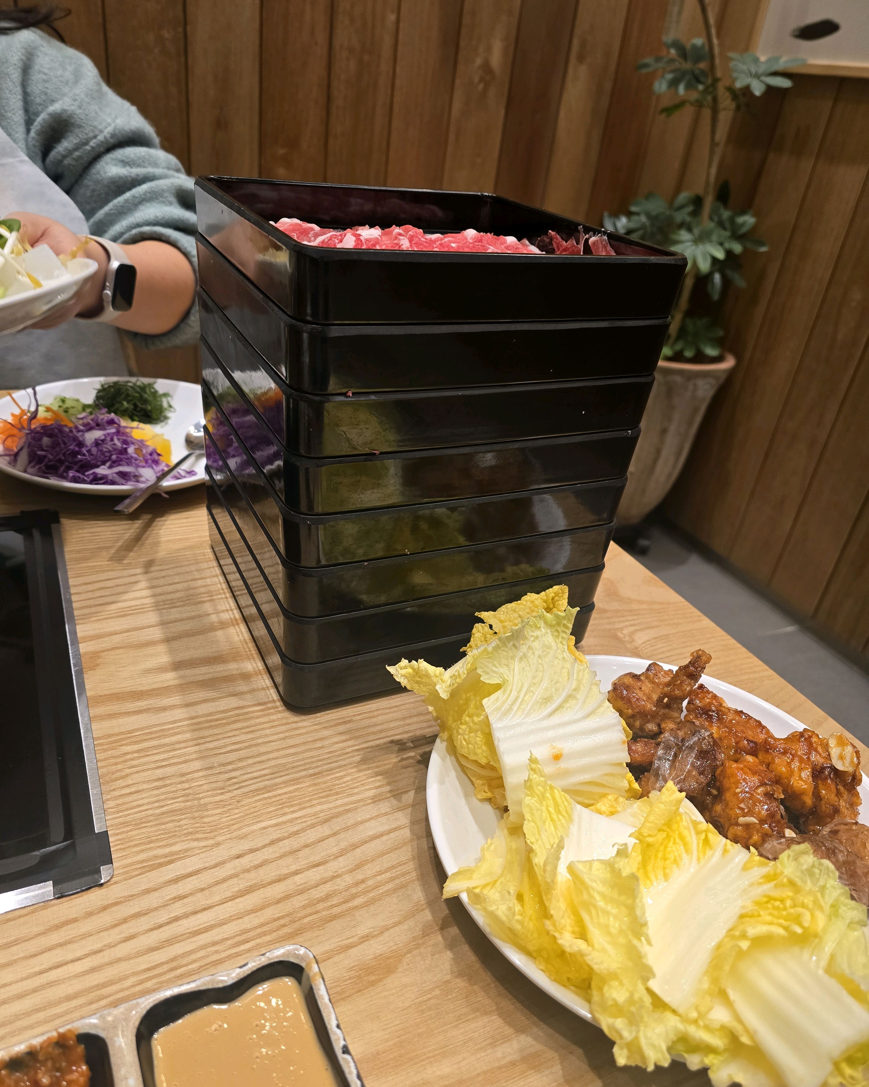 야채도 많고 원하는대로 먹을수있어서 - 광양 중마동 맛집 샤브20 전남 광양점