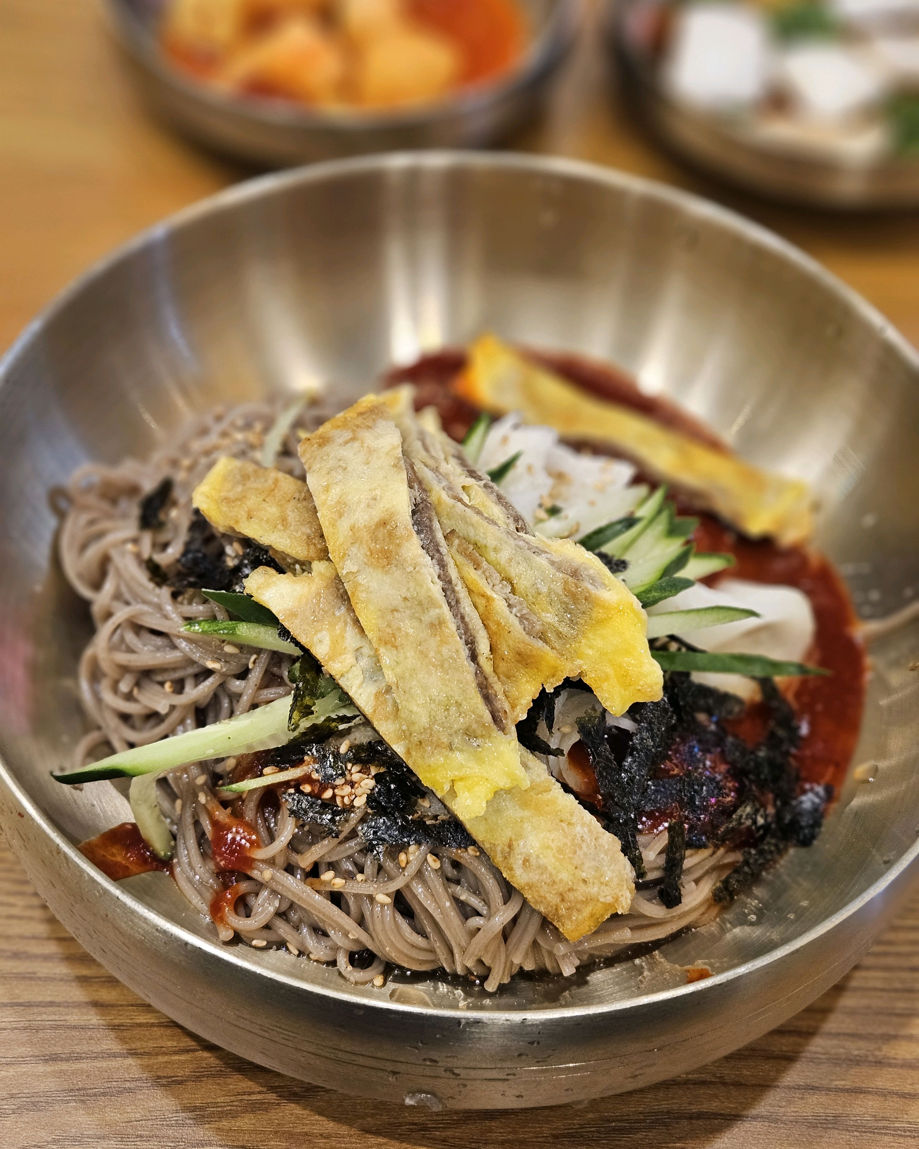 저는 간이 조금 심심했지만 동행은 괜찮다고 하더라구요 - 천호동 맛집 육전국밥 강동역점