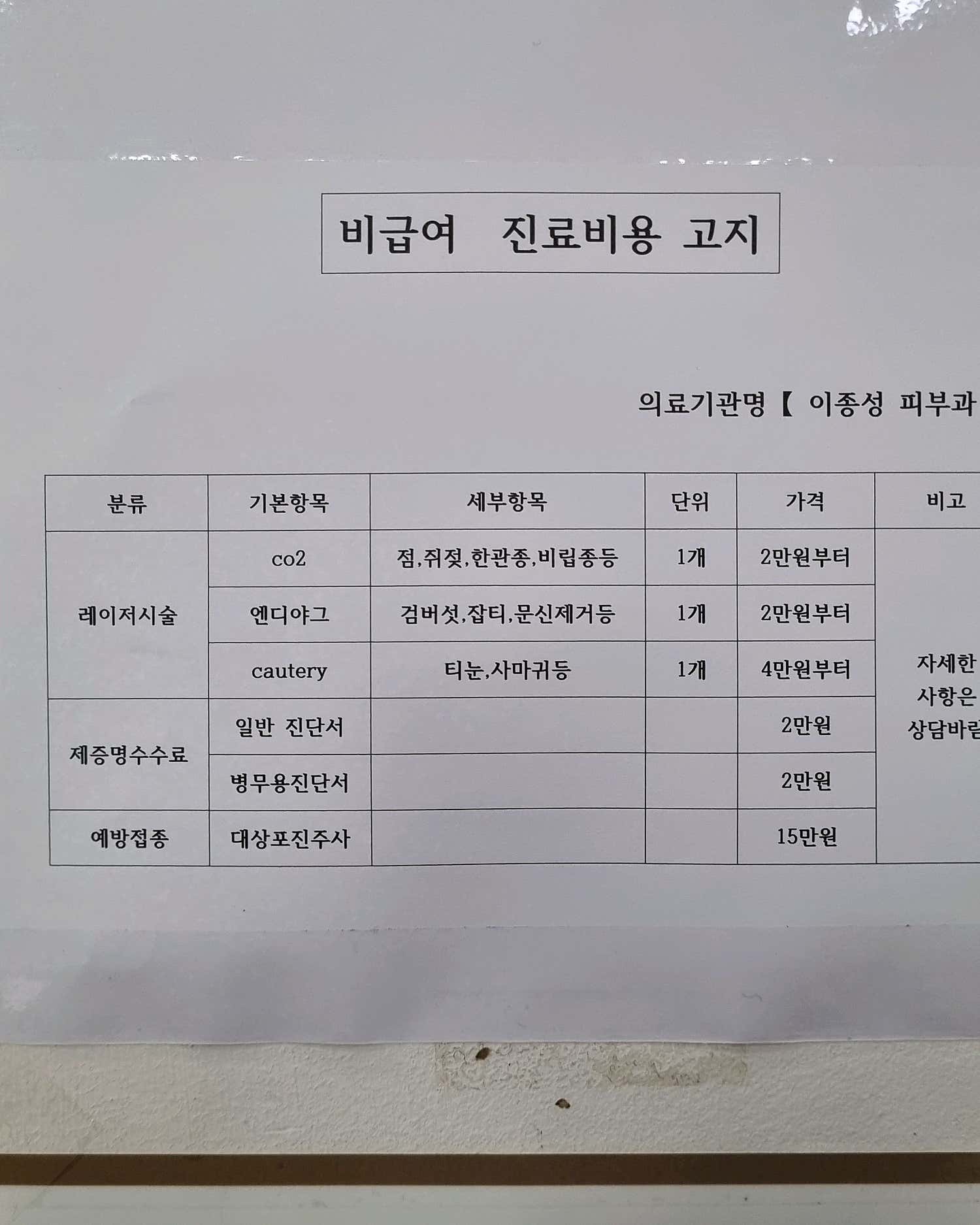 이종성피부과의원