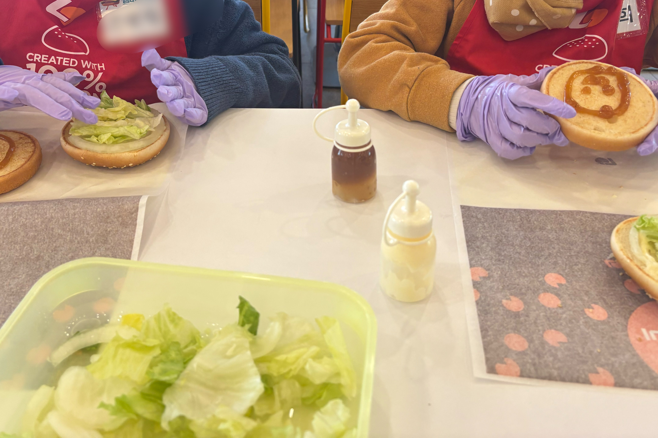 좋은 기회로 맘편한체험 불고기버거 만들기를 했어요. - 권선동 맛집 롯데리아 수원터미널점