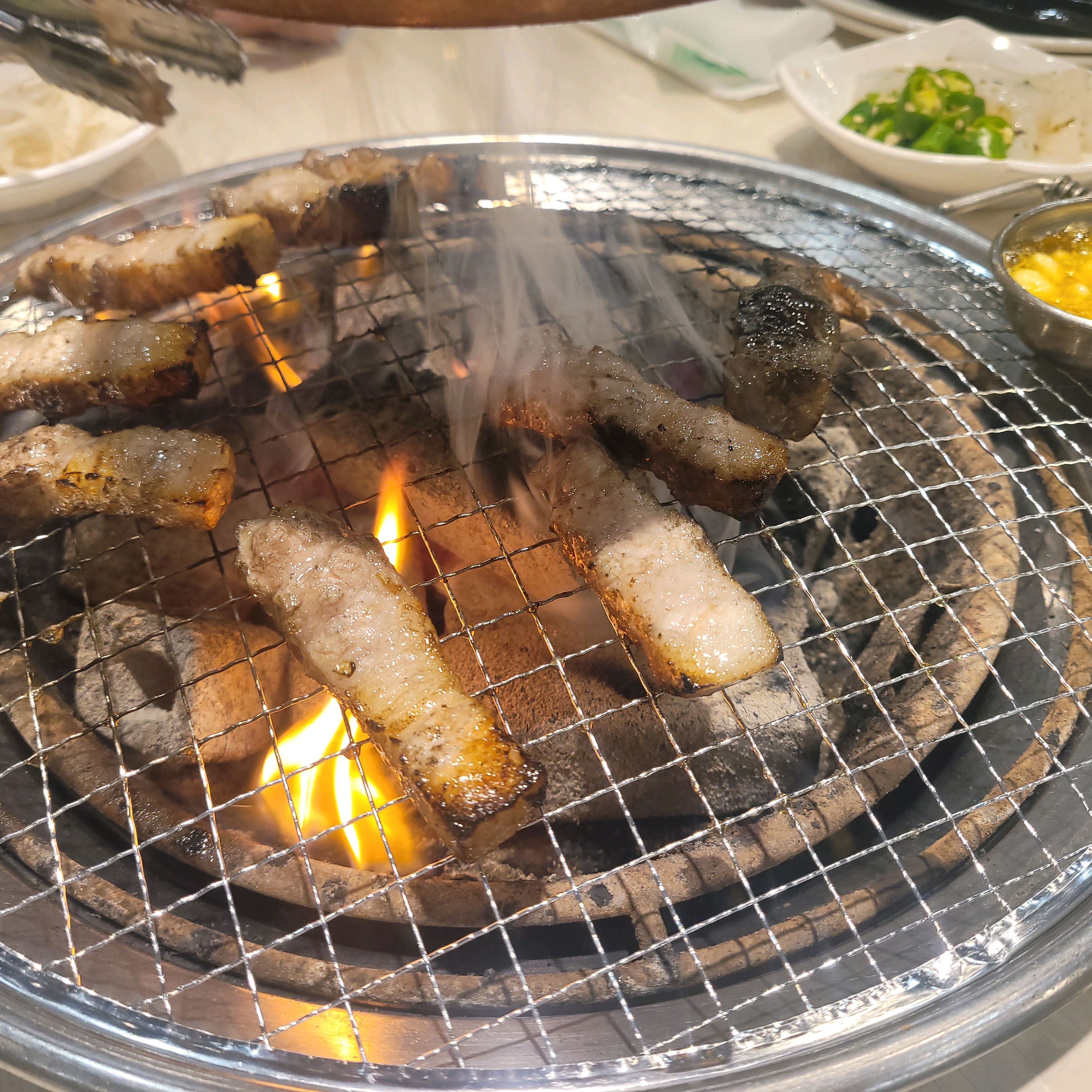 껍데기랑 삼겹이가 맛있었어요 - 검단신도시 맛집 명륜진사갈비 인천검단신도시점