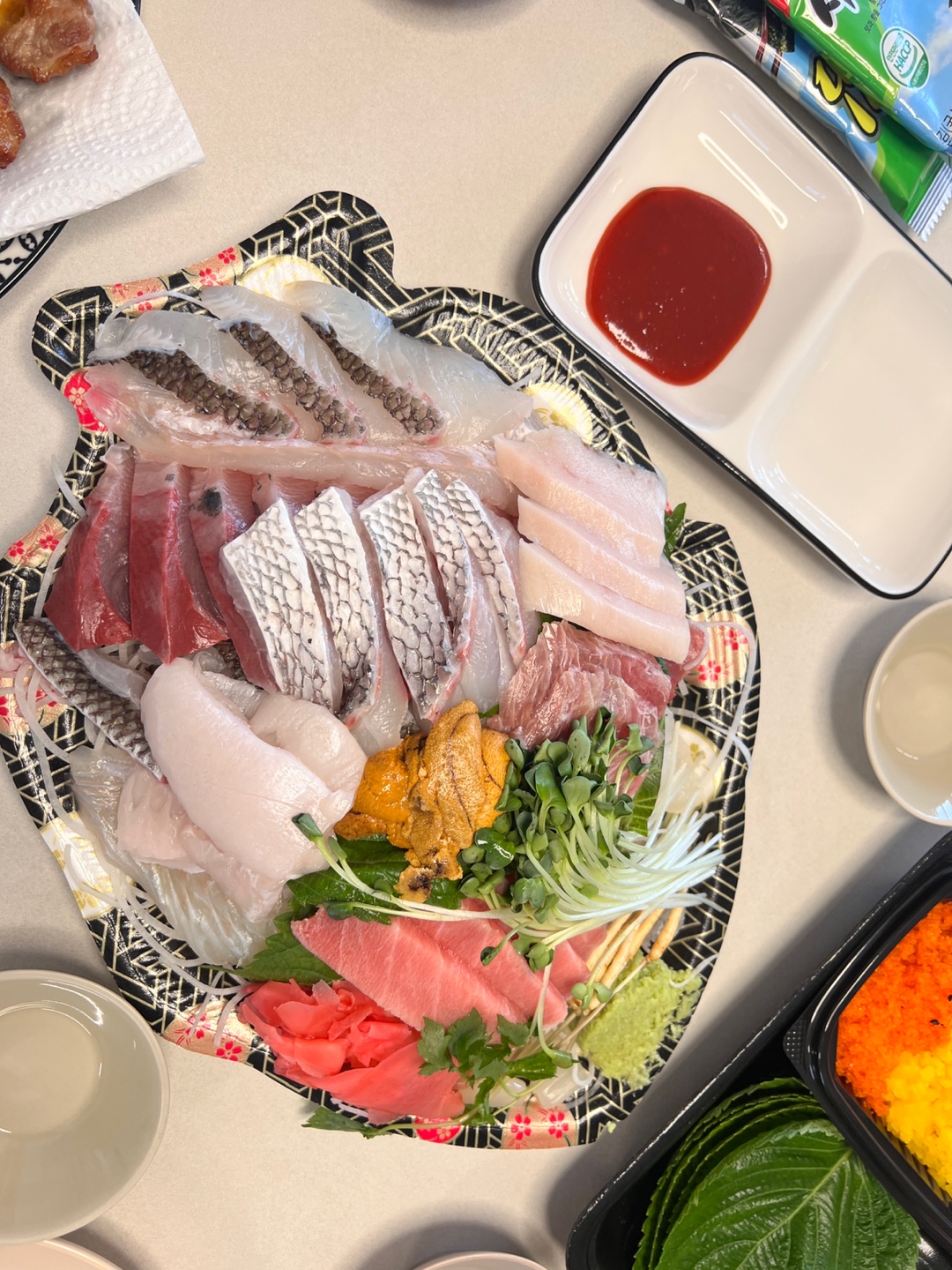 오늘 오마카세(소) 구매했는데 매우 만족해서 후기남겨요. - 권선동 맛집 망치수산 수원농수산물도매시장점
