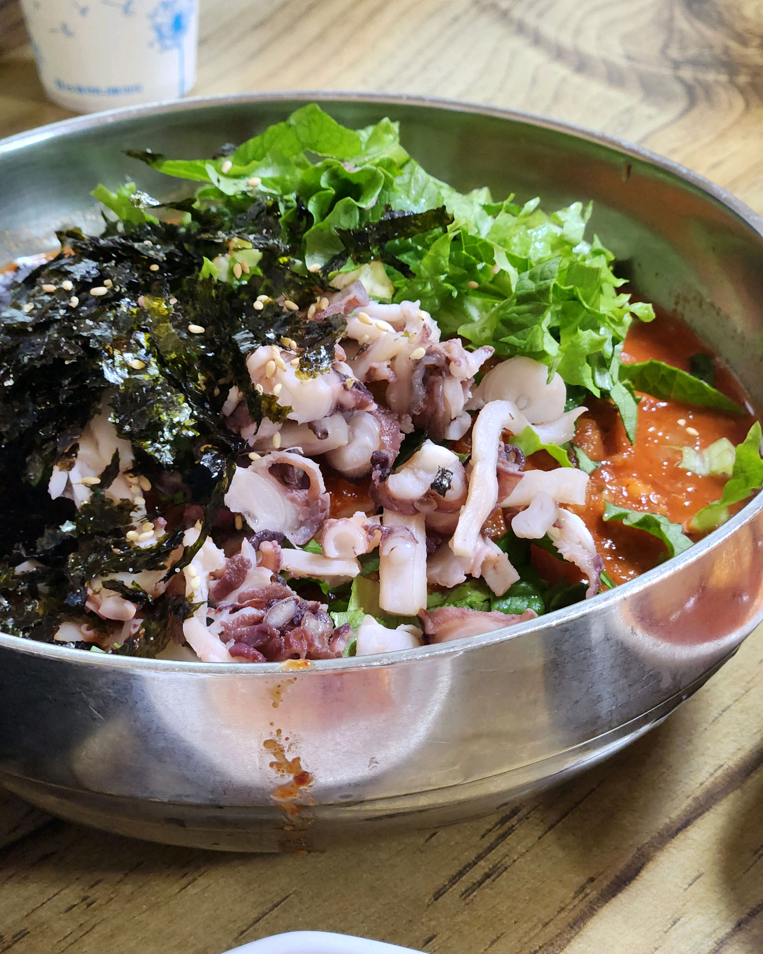 여행왔다가 속초에서만 먹을수 있는 음식을 먹고싶어서 방문했어요. - 아바이마을 맛집 속초문어국밥