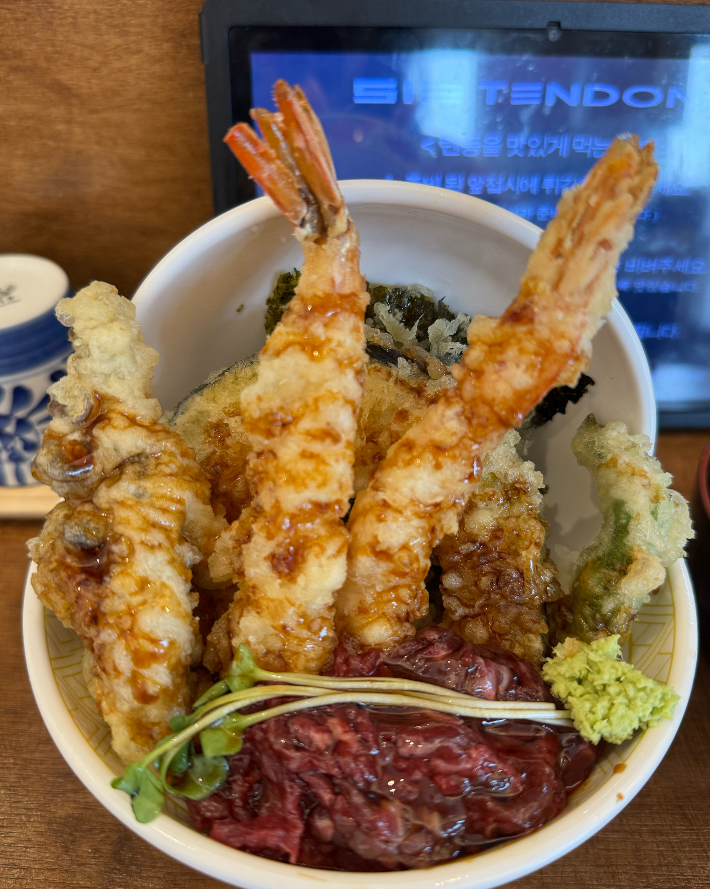 오픈 시간 맞춰서 갔다고 생각했는데도 - 제주 맛집 513텐동