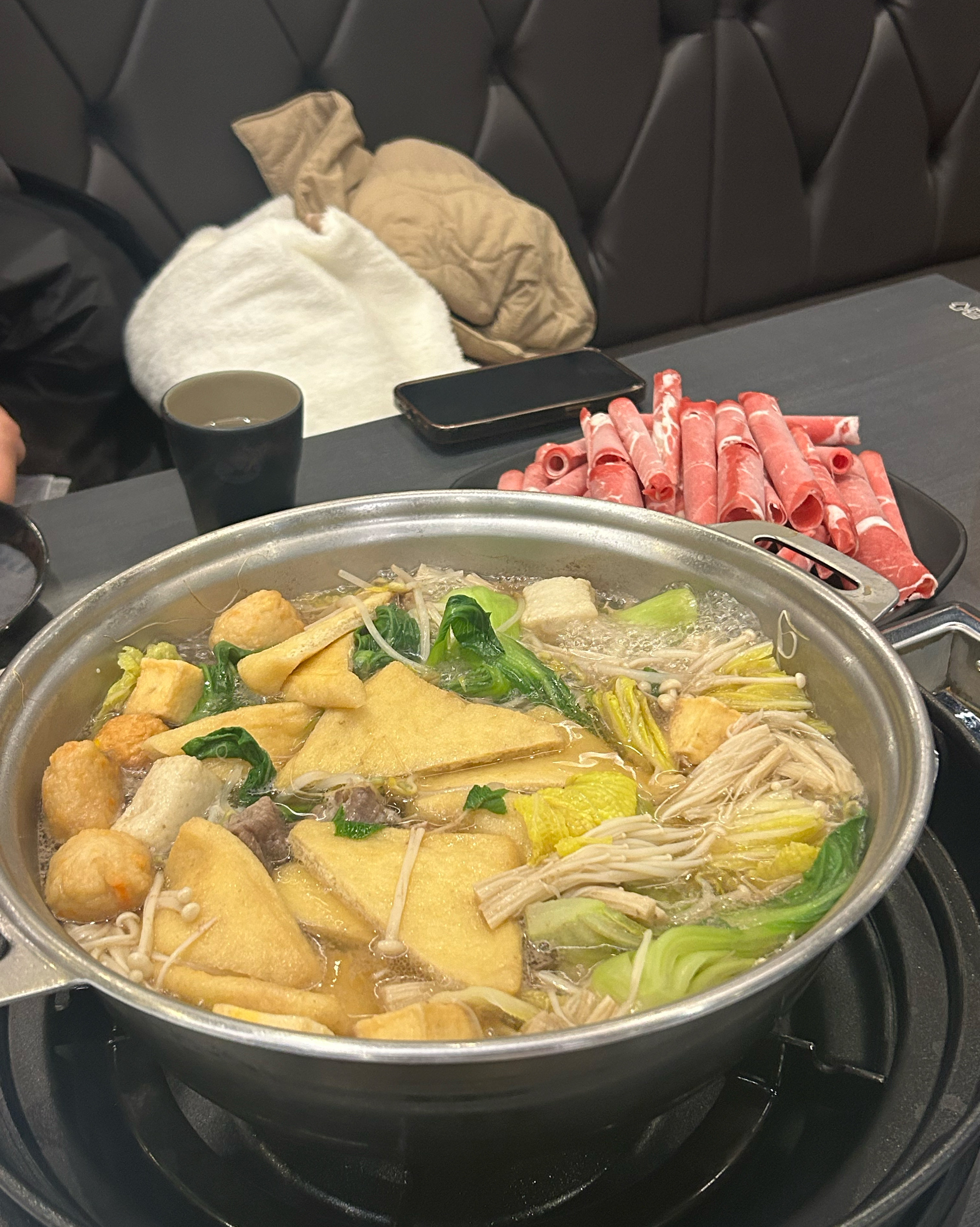 날이 추워져서 뜨끈하게 샤브 먹으러 다녀왔어용! ㅎㅎ - 다산 맛집 소담촌 다산신도시점