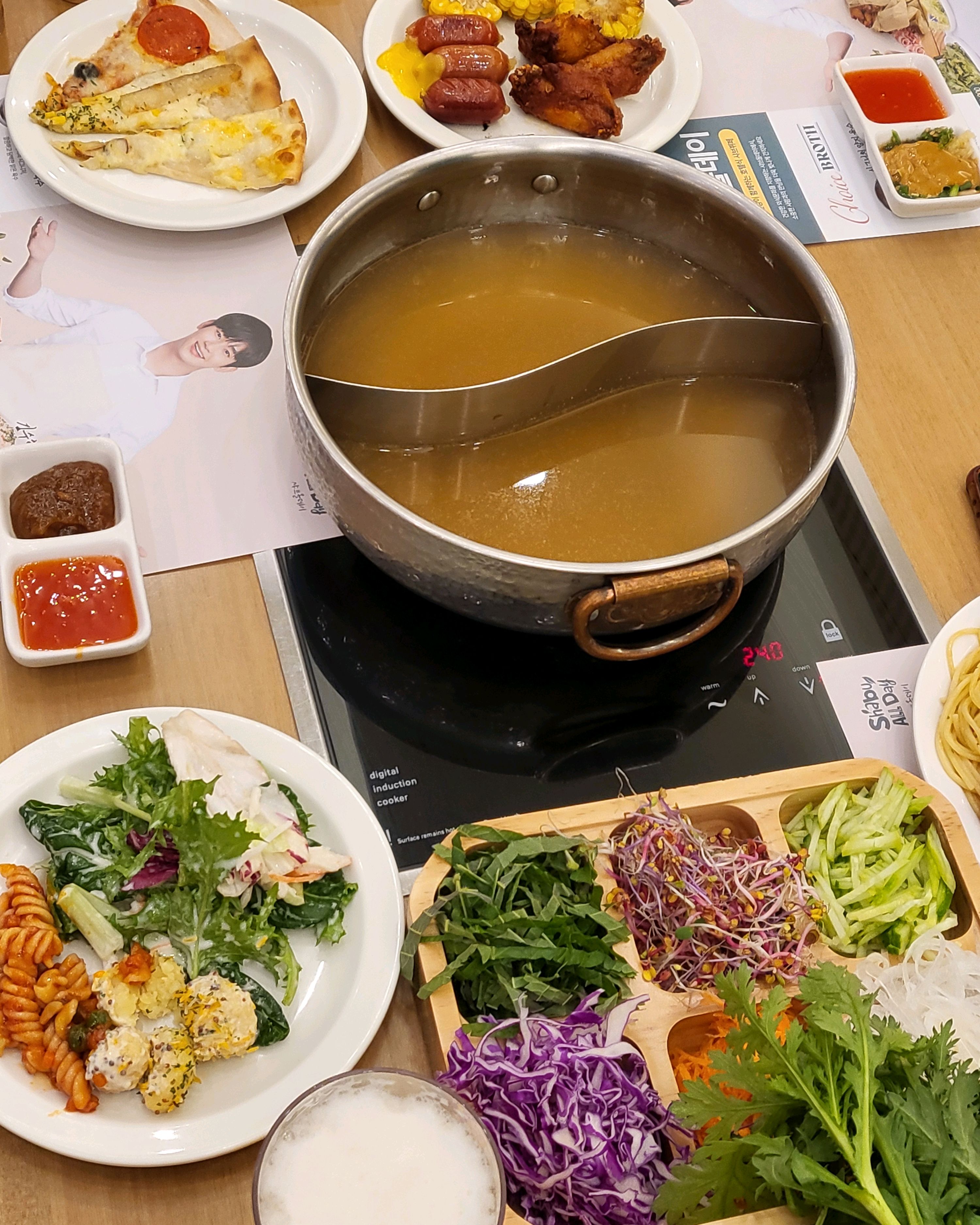 오랜만에 방문한 샤브올데이복대점 - 청주 복대동 맛집 샤브올데이 청주복대점