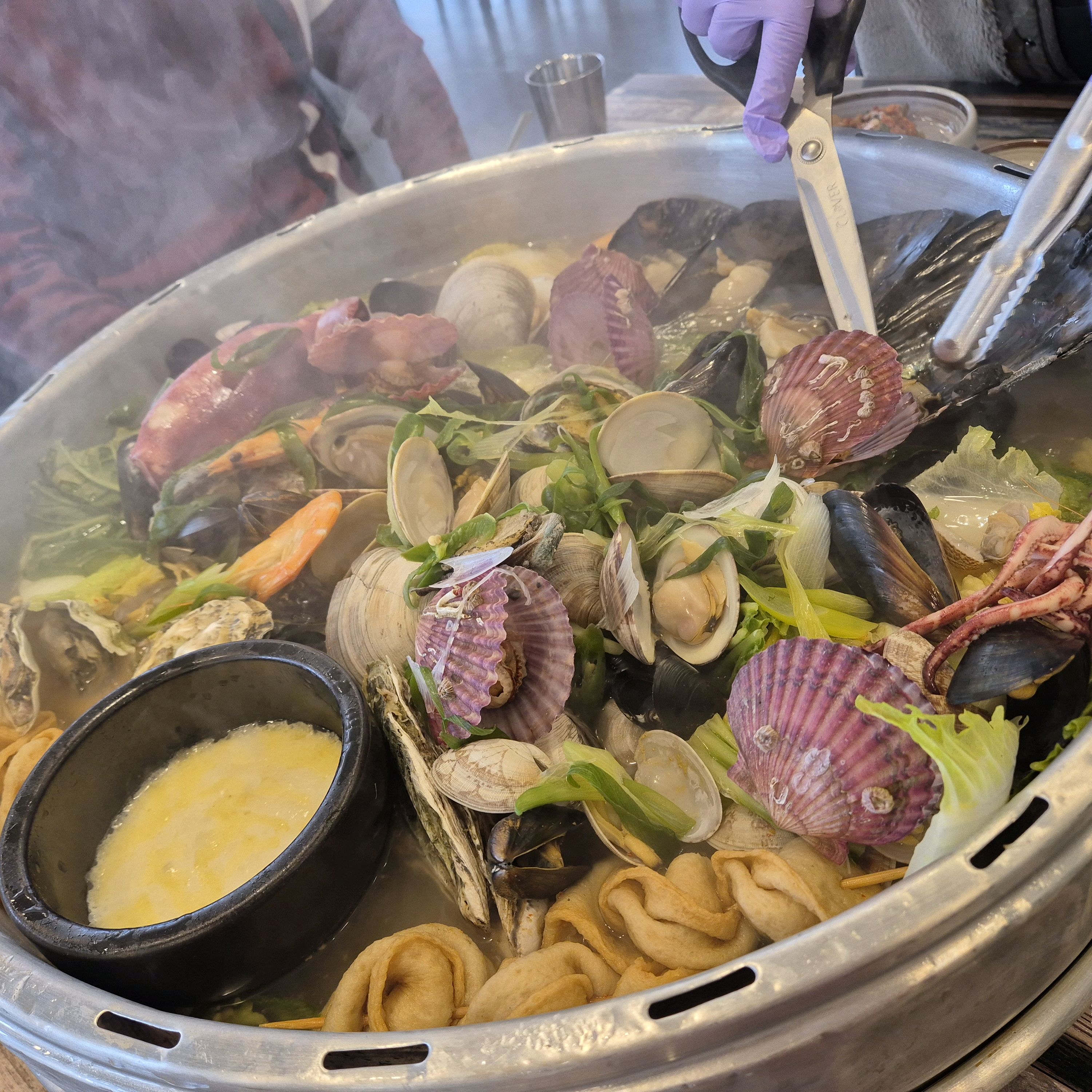 택이네조개전골 다녀왔어요! - 불당동 맛집 택이네조개전골 천안신불당점