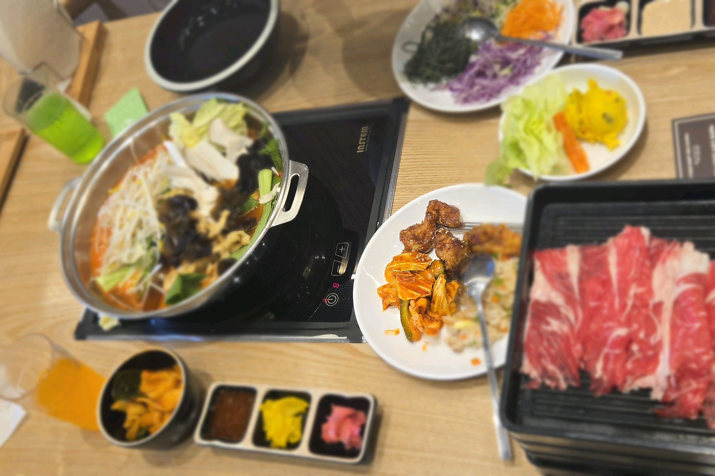 주말점심으로 샤브20또 배부른게 먹고왔네요 무한리필이라 부담없이 먹어서요 - 칠곡 읍내동 맛집 샤브20 칠곡점