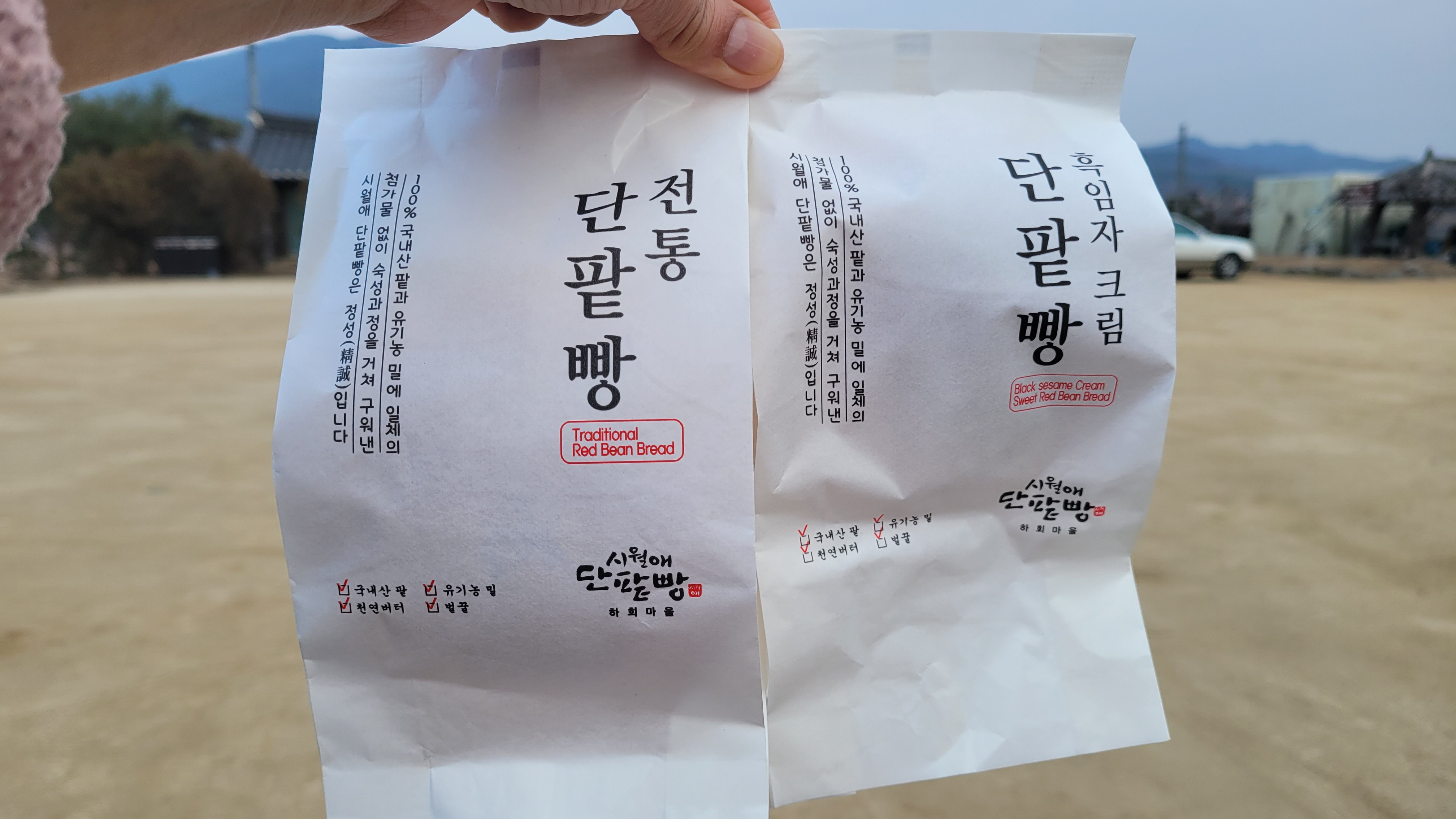 하회마을내 에서 1박을 하고 내부에서 커피도 마시고 식사도 하고 탈빙고 에서 눈꽃빙수도 이