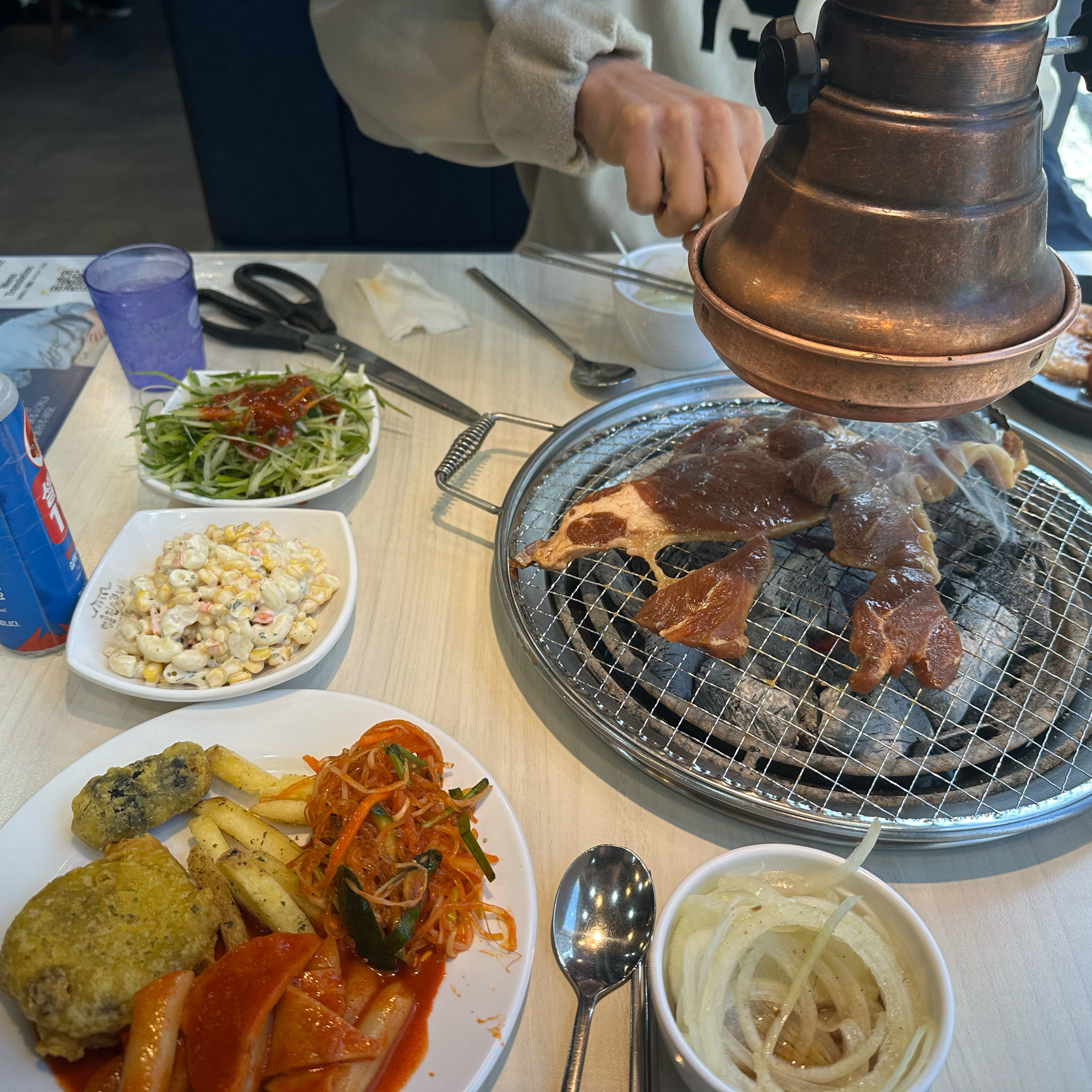 무제한이라고 해도 나이가 들어서 그런지 와구와구 먹기는 힘드네요 😂 잘 먹었네요. - 상봉역 맛집 명륜진사갈비 상봉역점