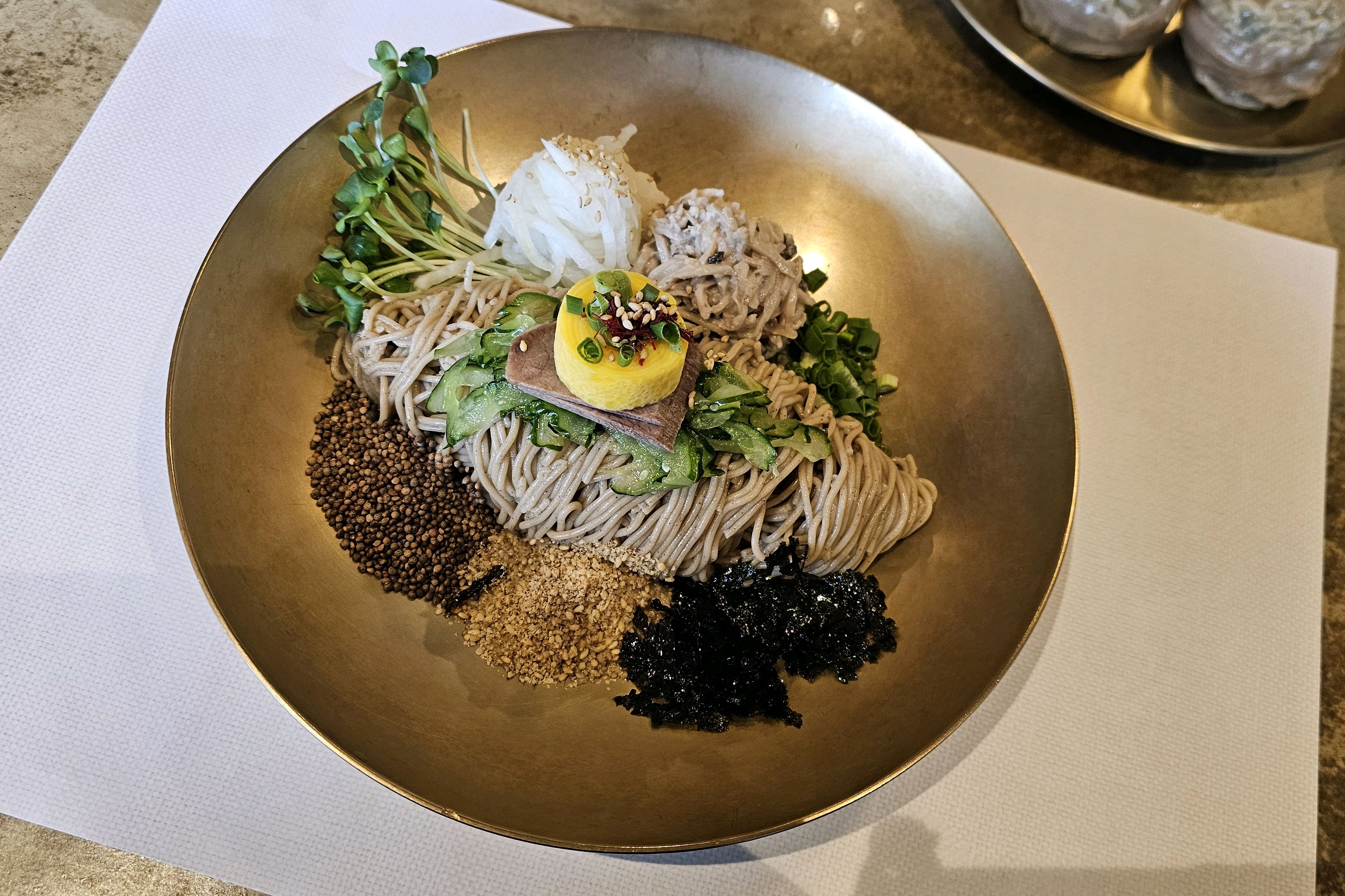 매번 올 때마다 맛있게 먹고 가네요. 간장 넣으면 더 맛나요🩷 - 제주 맛집 한라산아래첫마을 제주민속촌점
