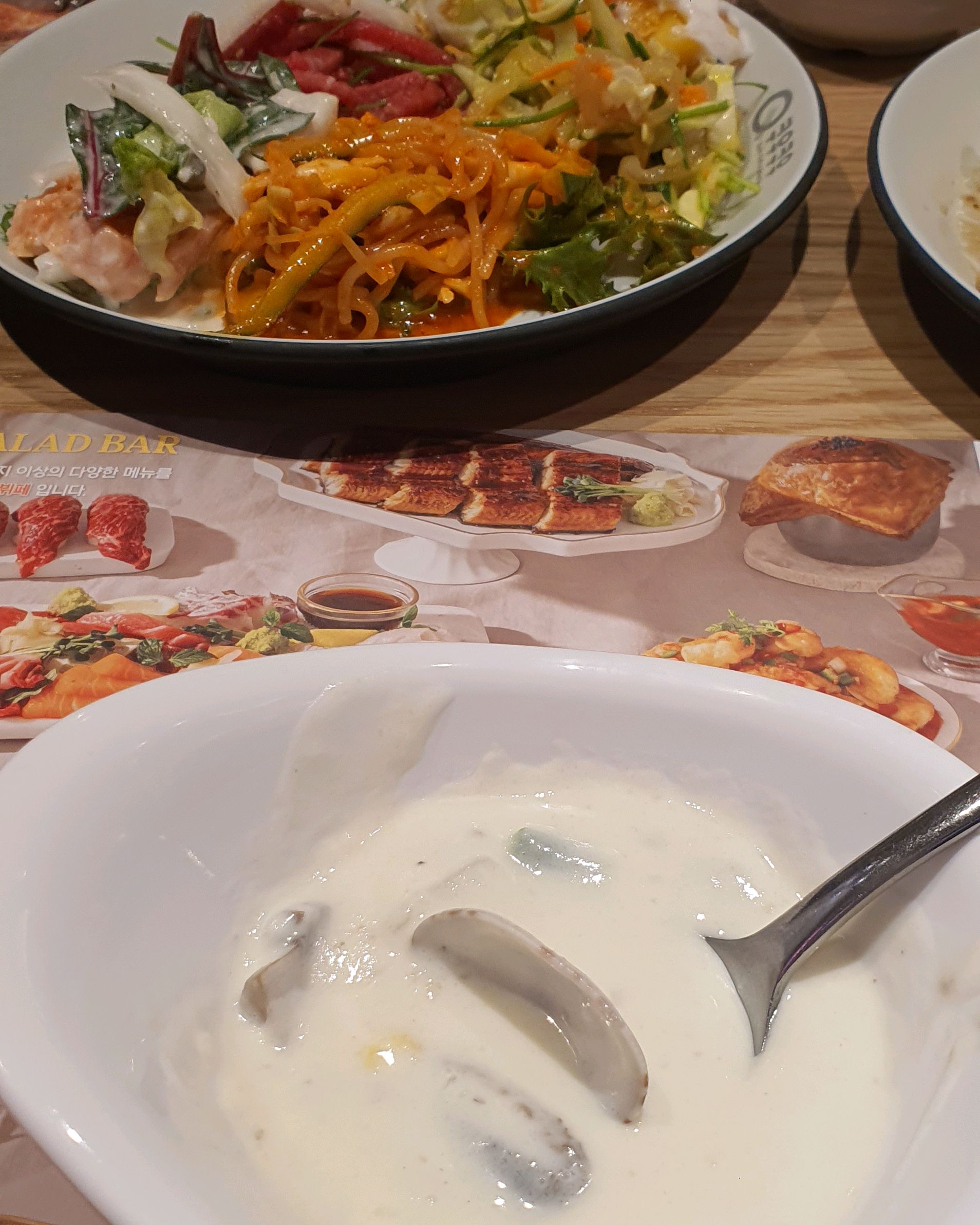 여기 글램차우더 맛나요~ - 진주 충무공동 맛집 쿠우쿠우 진주점