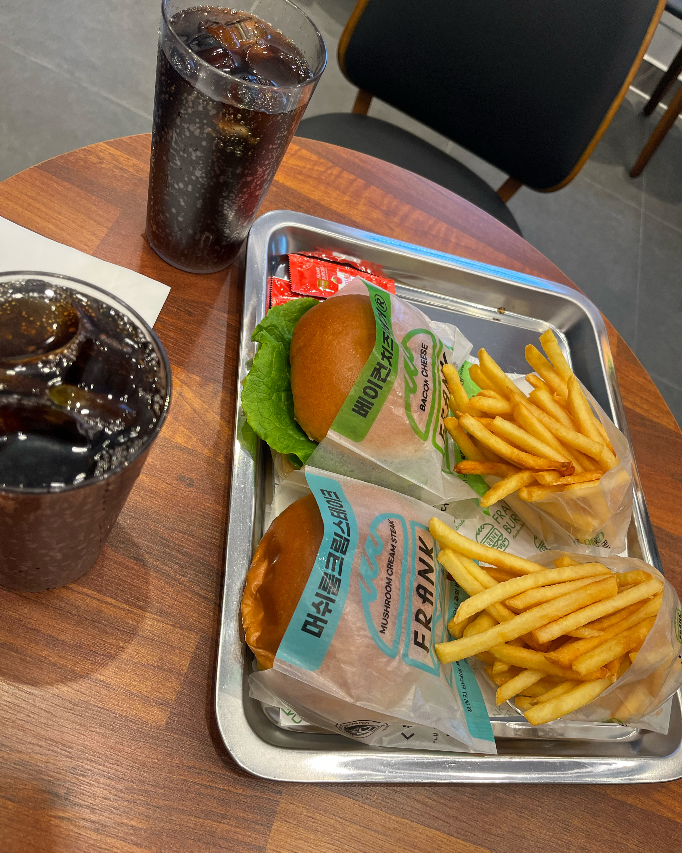 오리역 맛집 프랭크버거 분당오리역점 내돈내산 방문후기