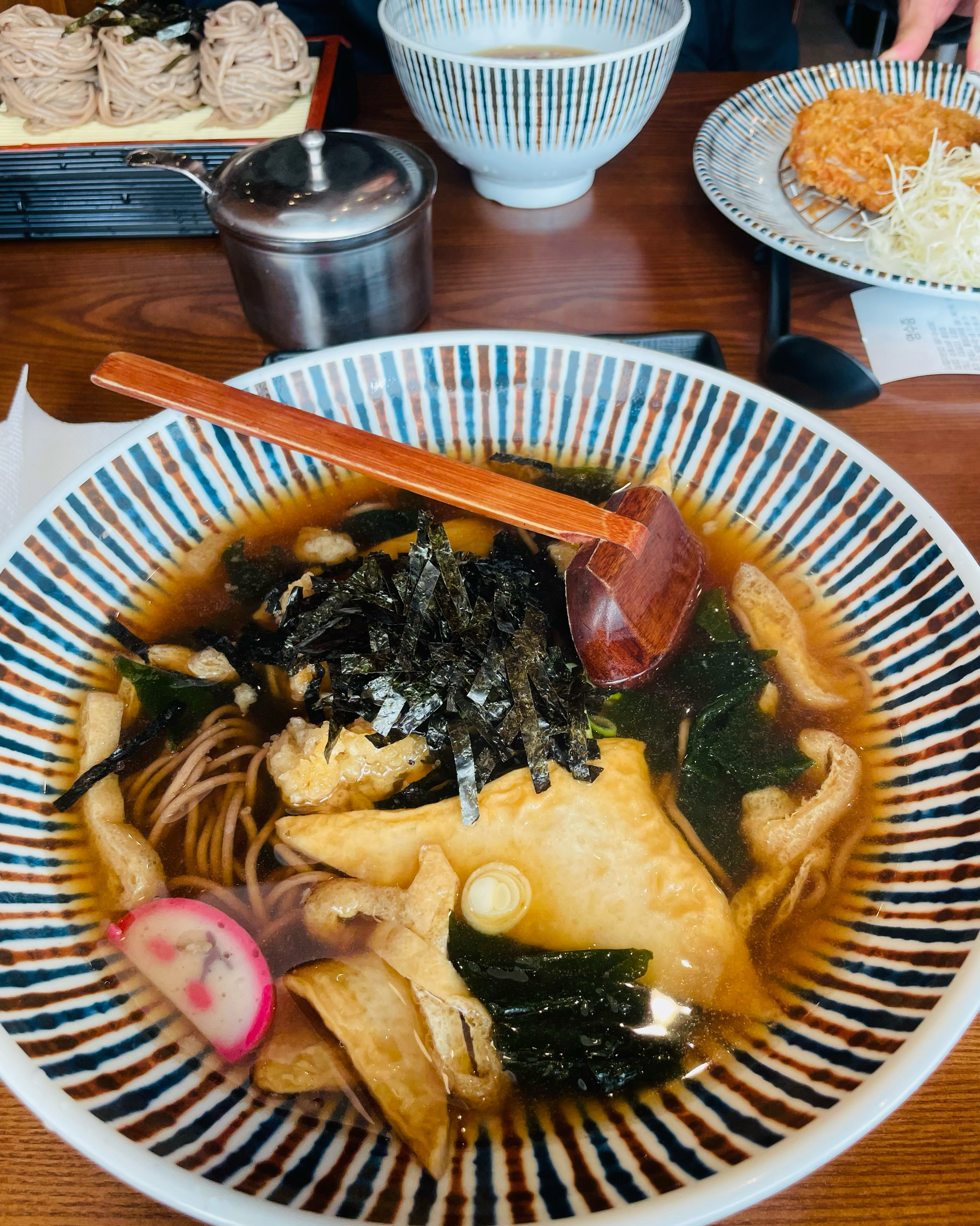 온모밀, 삼동소바+돈까스 정식 - 안성 맛집 삼동소바 안성중앙점