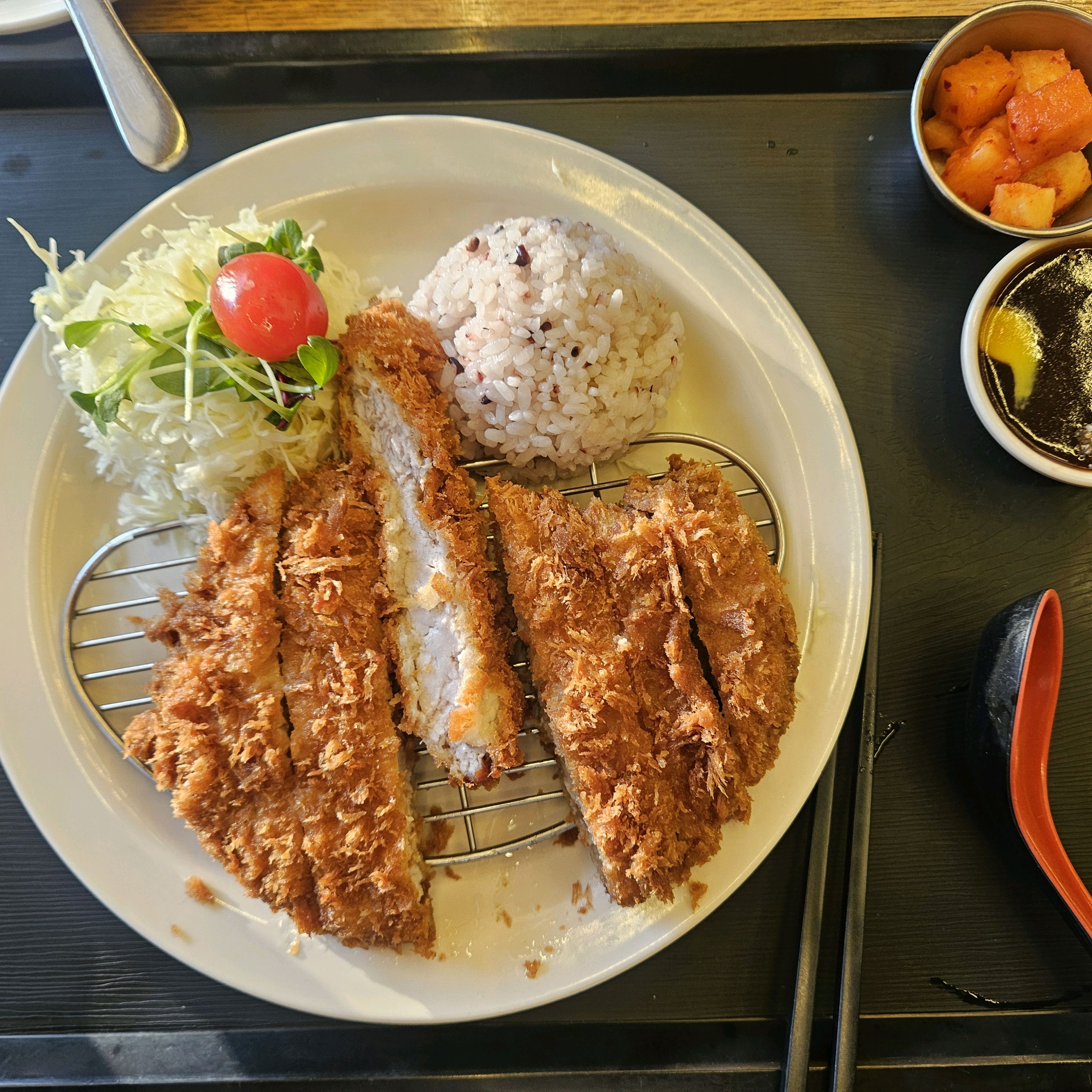 너무너무 맛있게 잘 먹고 갑니다. - 노은동 맛집 홍익돈까스 노은하기점