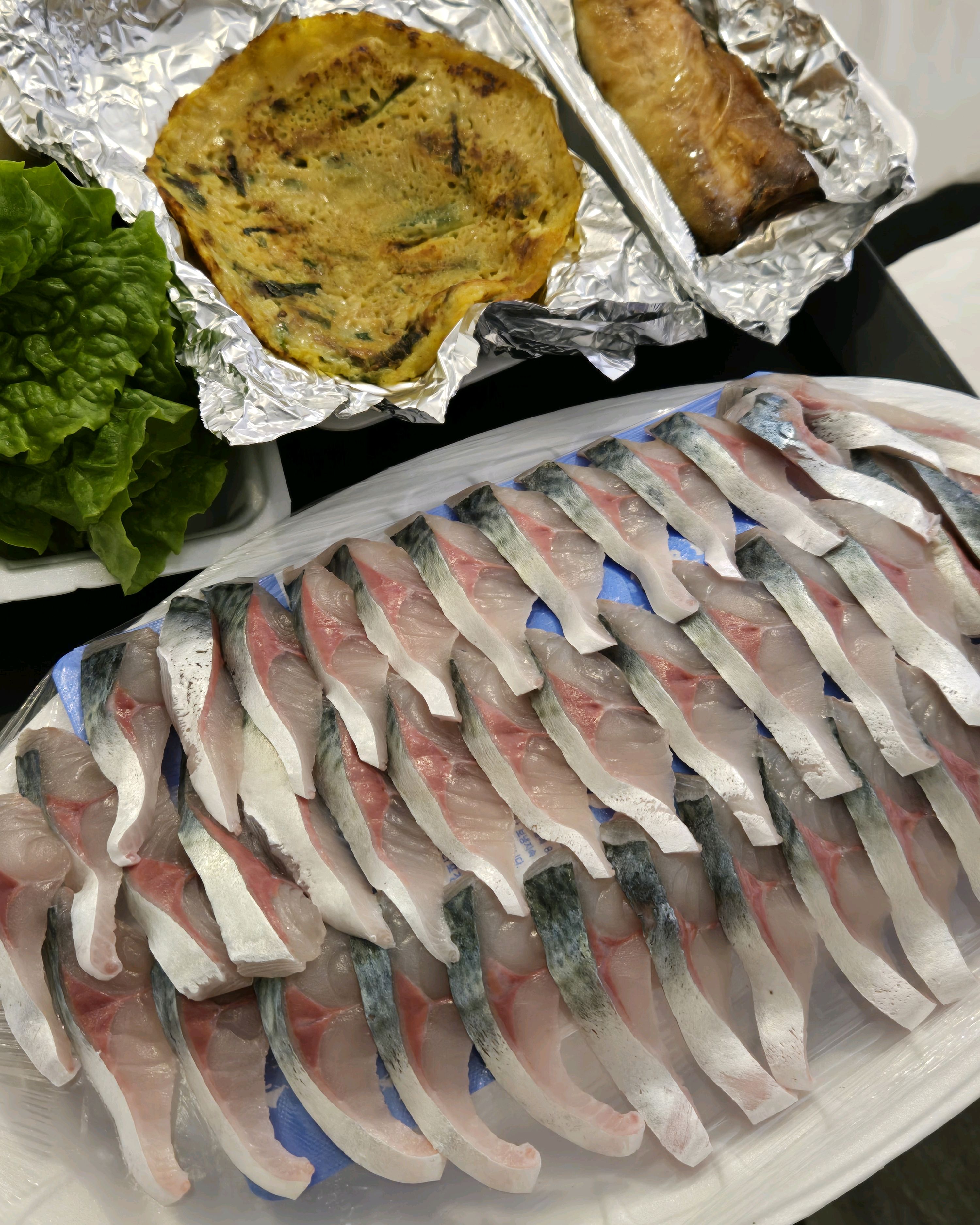 김에 싸먹는 양파+간장 조합이 최고! - 제주 맛집 원담 제주본점