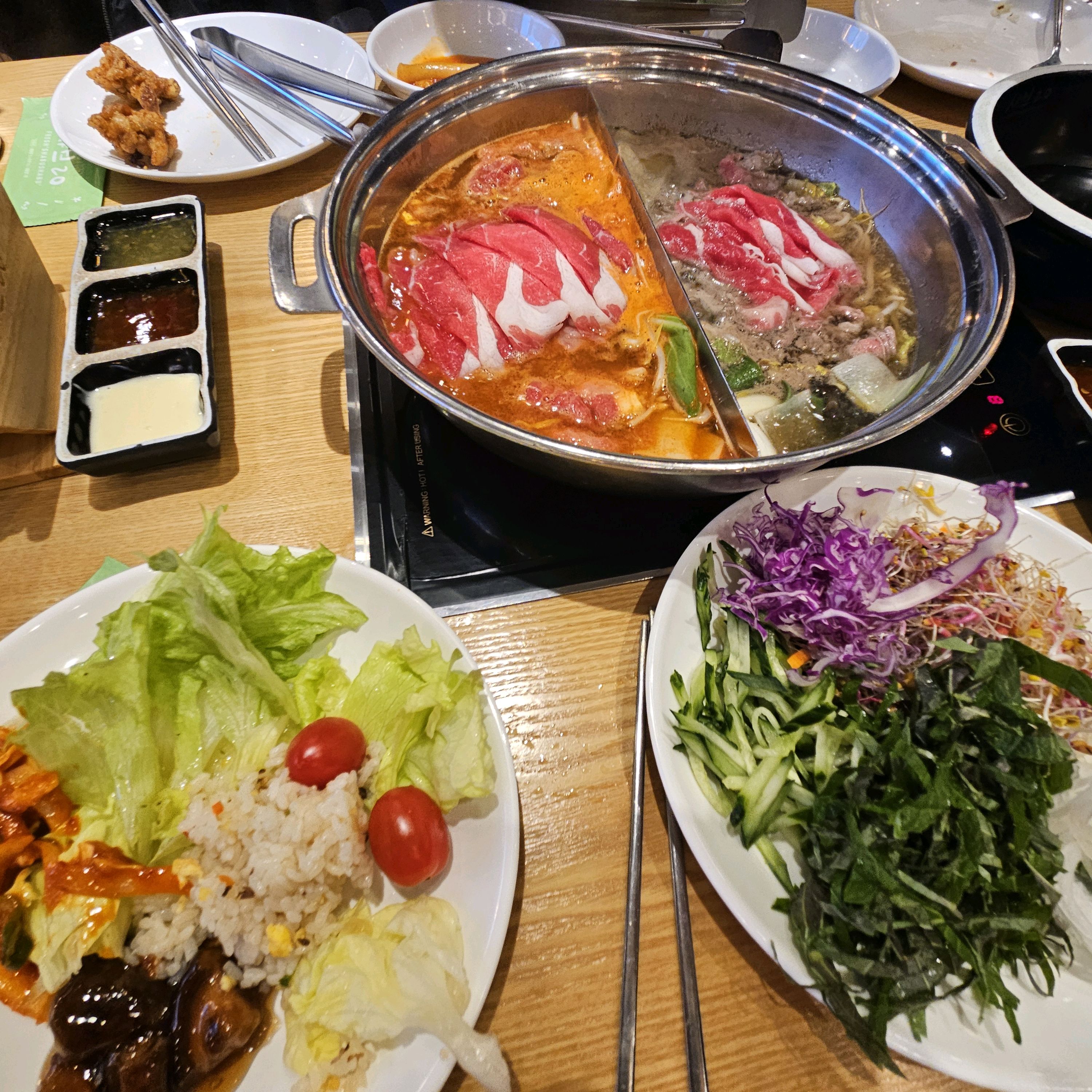 야채가 싱싱하고 - 기장 정관 맛집 샤브20 기장정관점