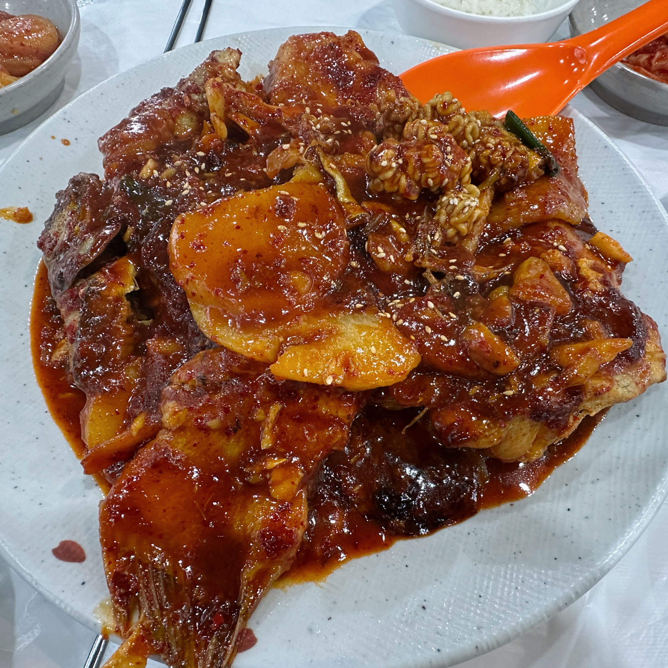 처음 방문 했는데 이 전 한 곳이였나봐요. - 아바이마을 맛집 속초항찜