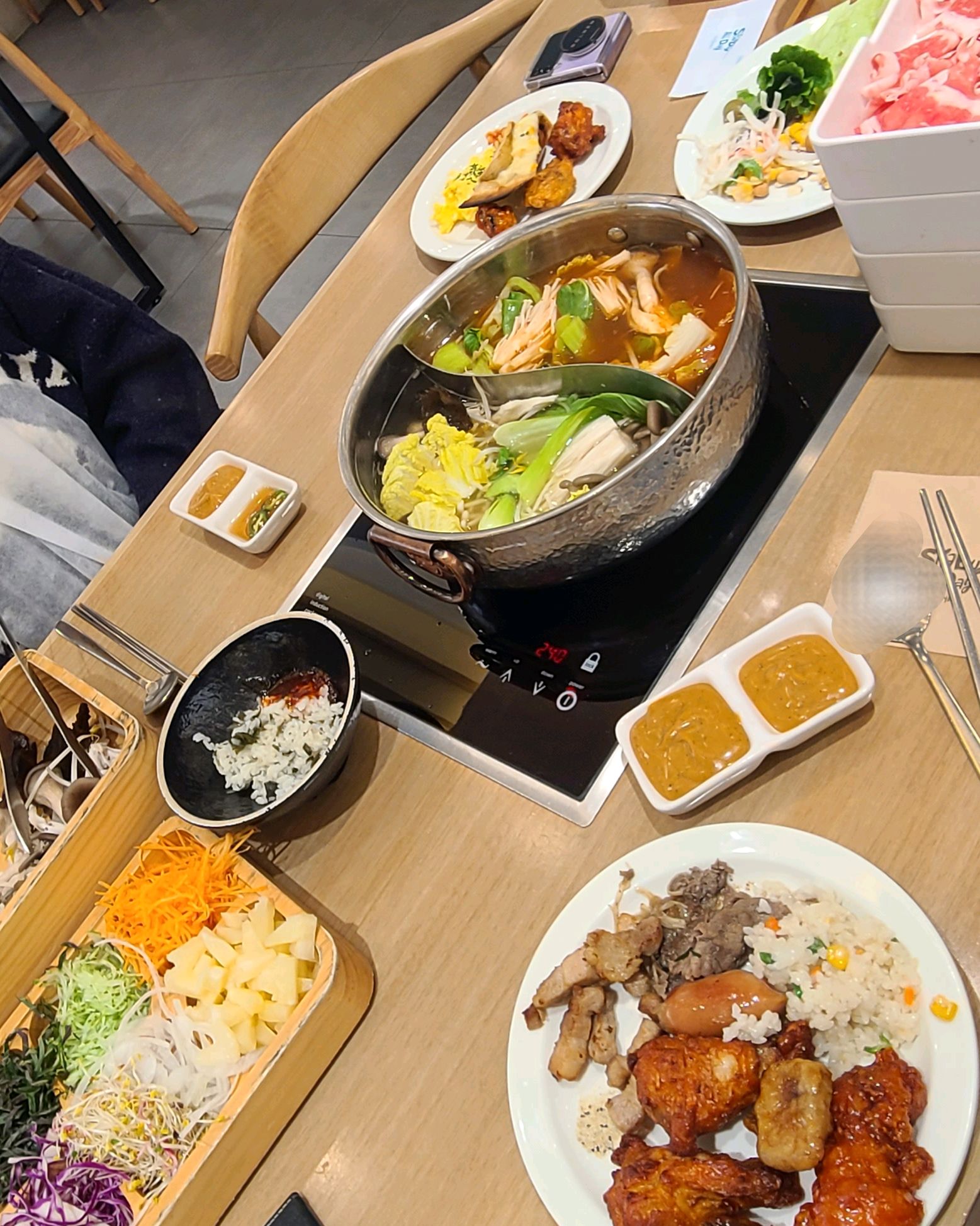 오랜만에 생각나서 갔는데 가격이 올랐네욤... - 천안 불당동 맛집 샤브올데이 천안불당점