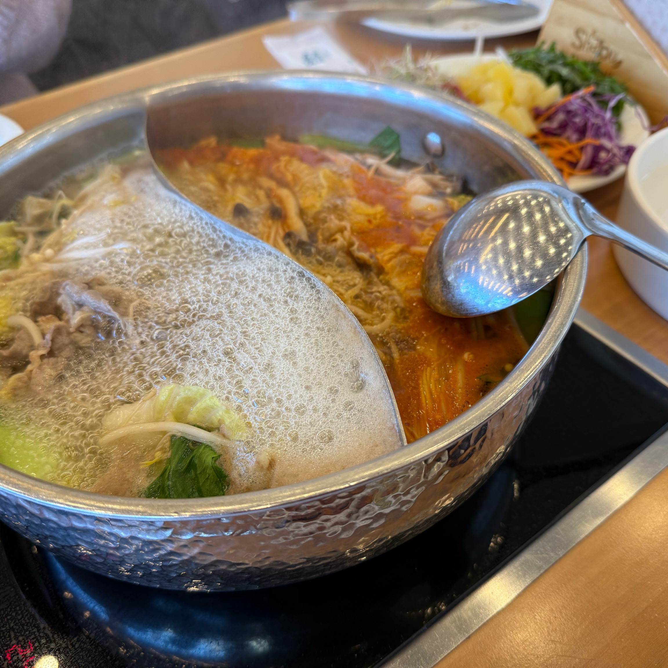 샤브 고기 무한이라 좋았음.. - 경기광주 역동 맛집 샤브올데이 광주역동점