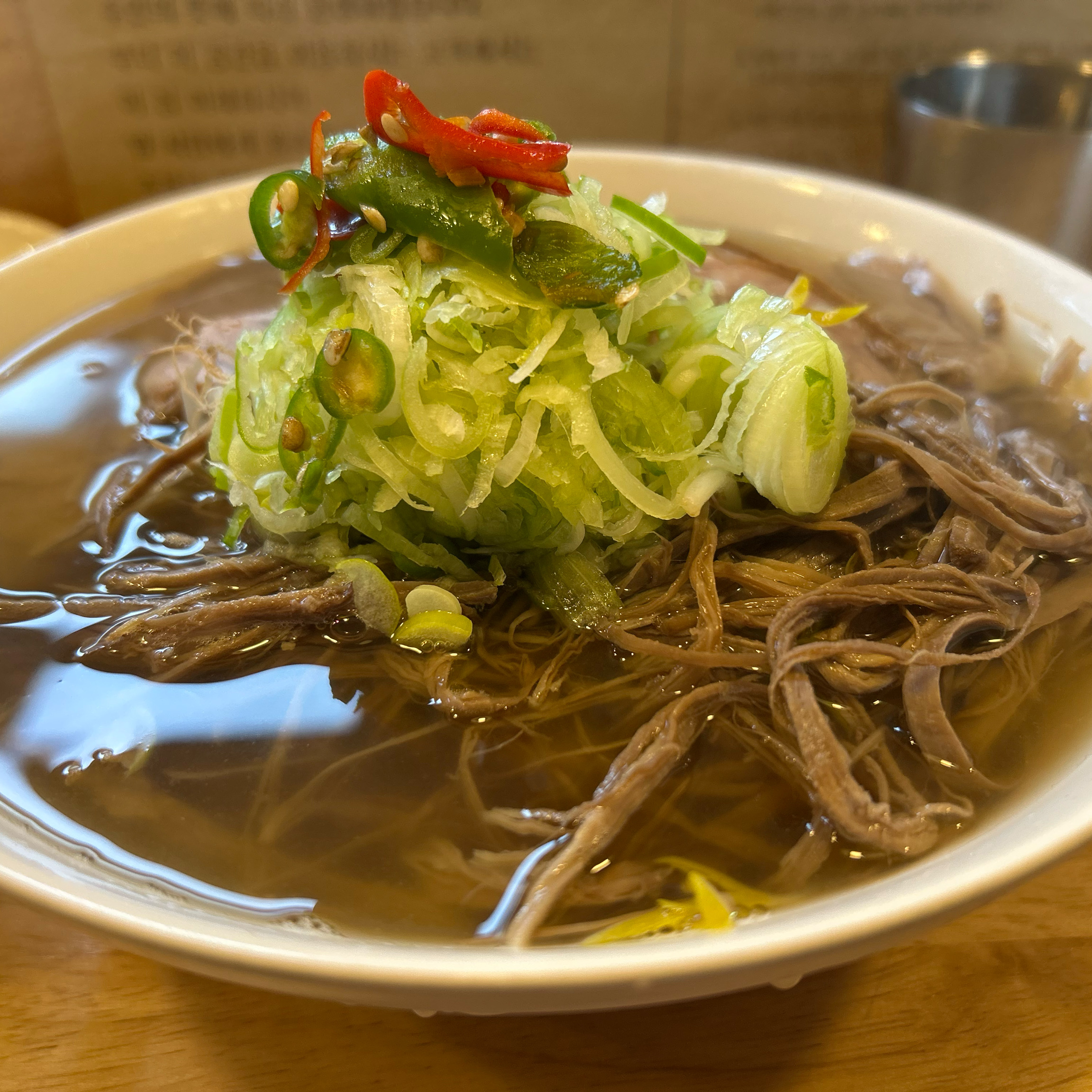 혼밥하기 분위기 좋고 첫손님이라 서비스도 주셨는데~ 너무 맛있네요~^^ - 옥길동 맛집 미분당 부천옥길점
