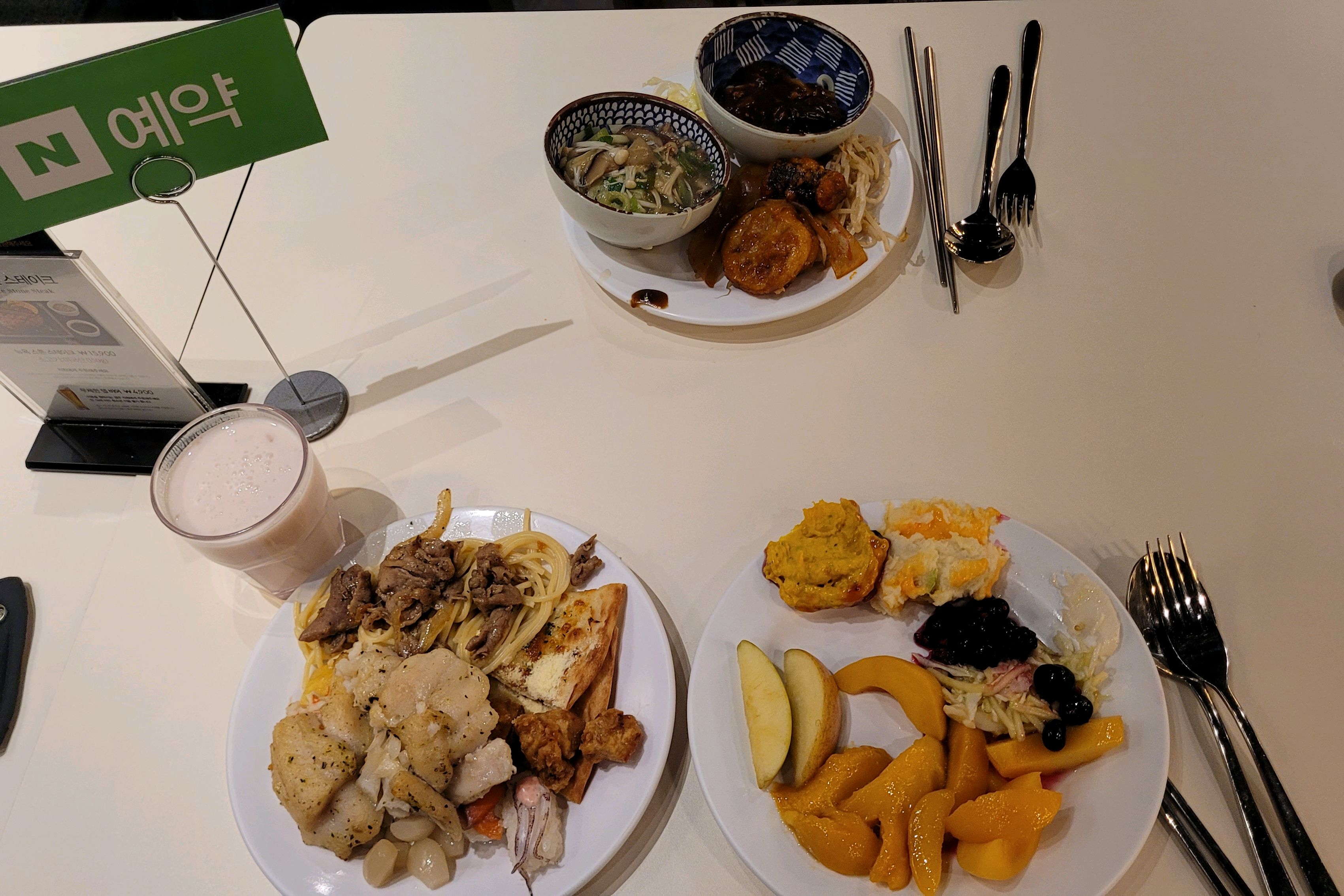 예약석 따로 만들어 놔서 대기없이 입장하니 좋네요 - 대전 선화동 맛집 애슐리퀸즈 NC 중앙로역점