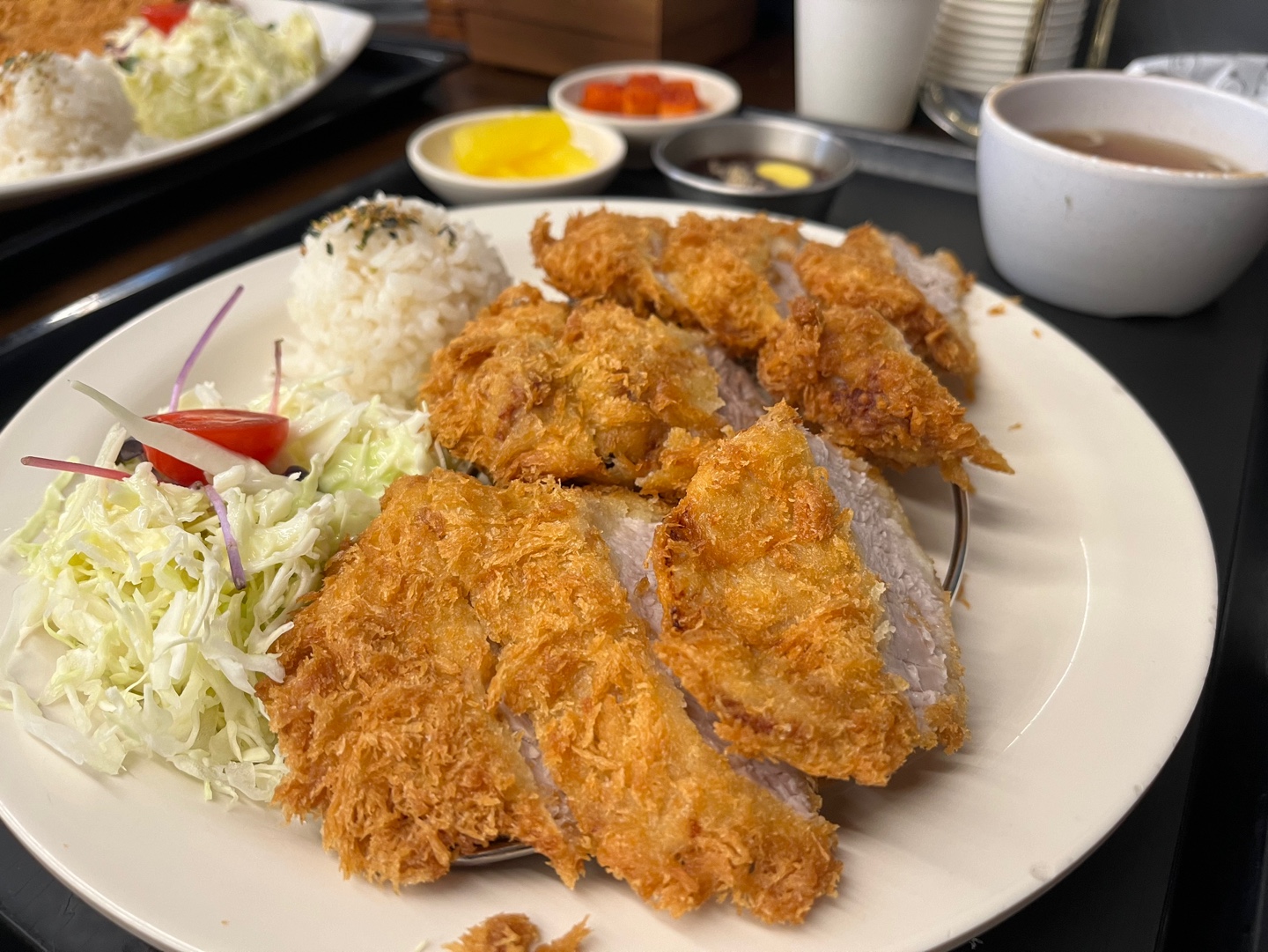 오픈런해서 점심맛있게 먹었습니다. - 남양주 화도 맛집 홍익돈까스 남양주화도점