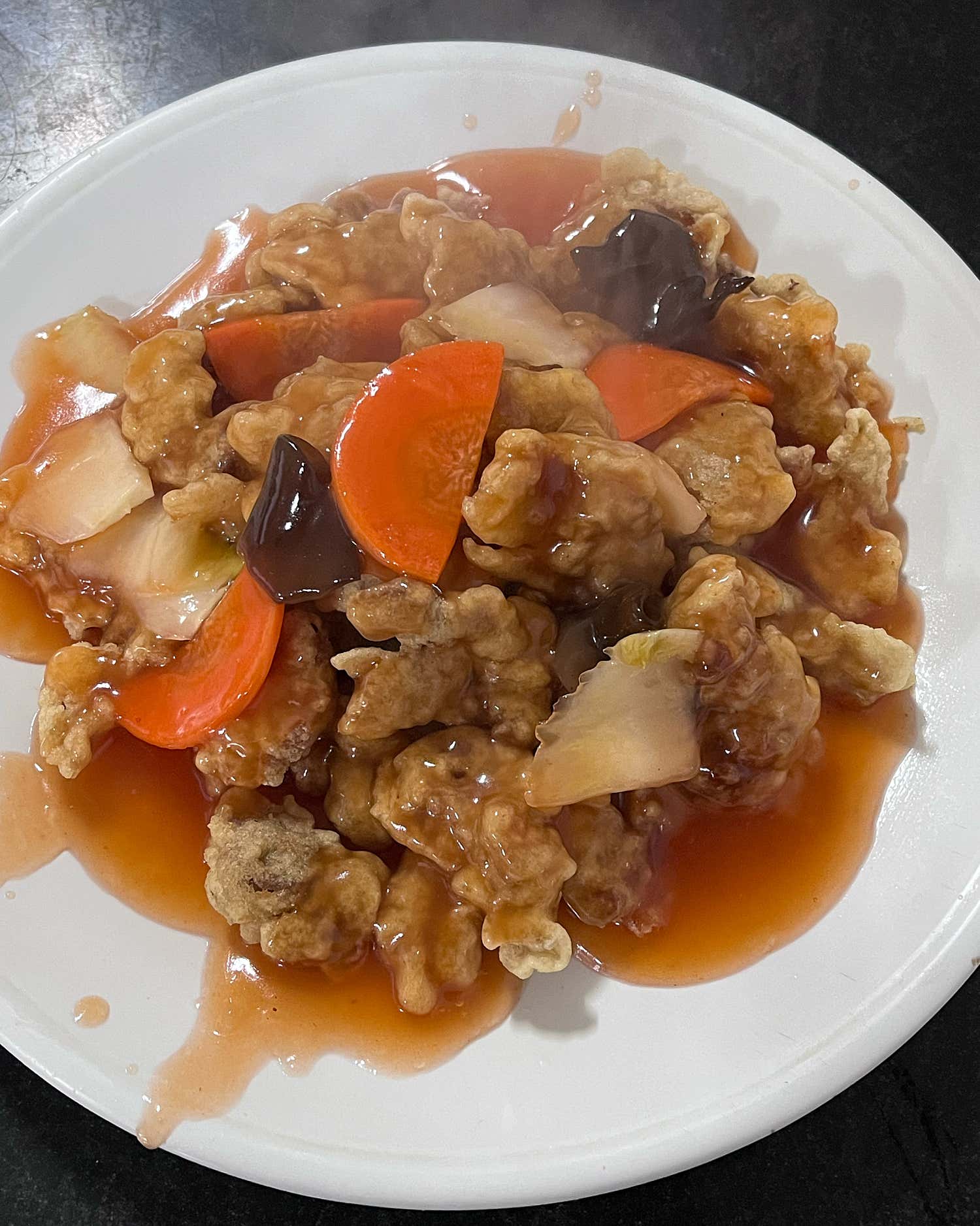 청룡반점 삼선기스면