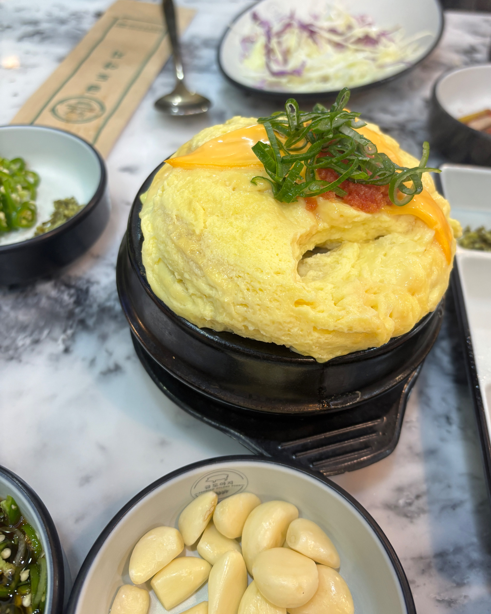 고기도 맛있는데 계란찜 더맛있음,, - 인천 맛집 금도야지 루원시티본점