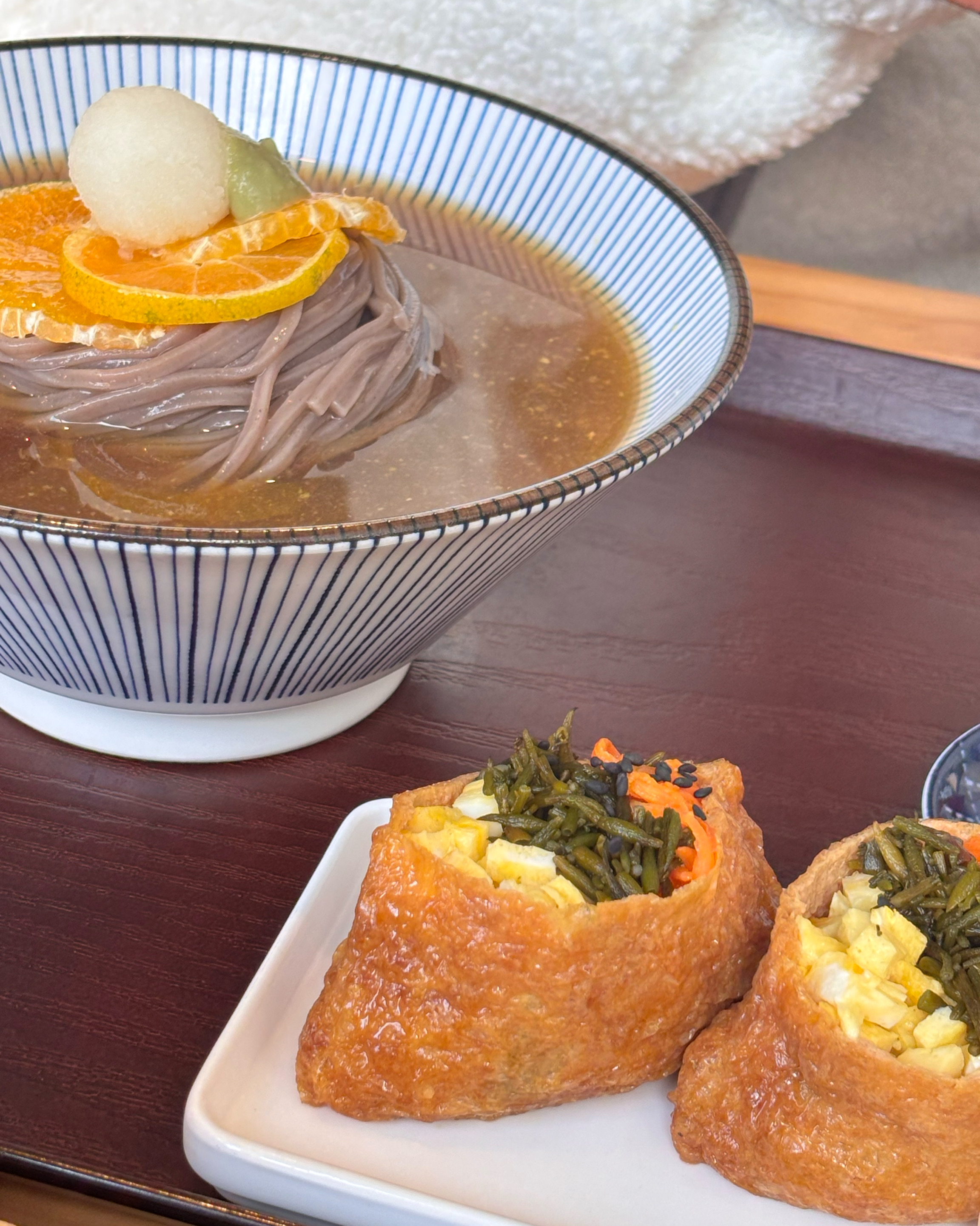 청귤소바 독특하니 시원하고 맛있네요 - 제주 맛집 도토리키친 본점