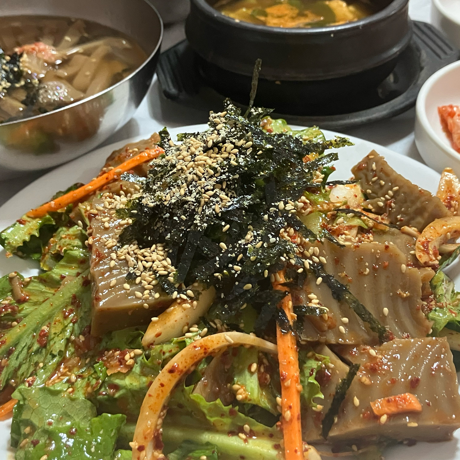 대전 묵맛집!! 솔밭묵집🩵 - 대전 맛집 솔밭묵집