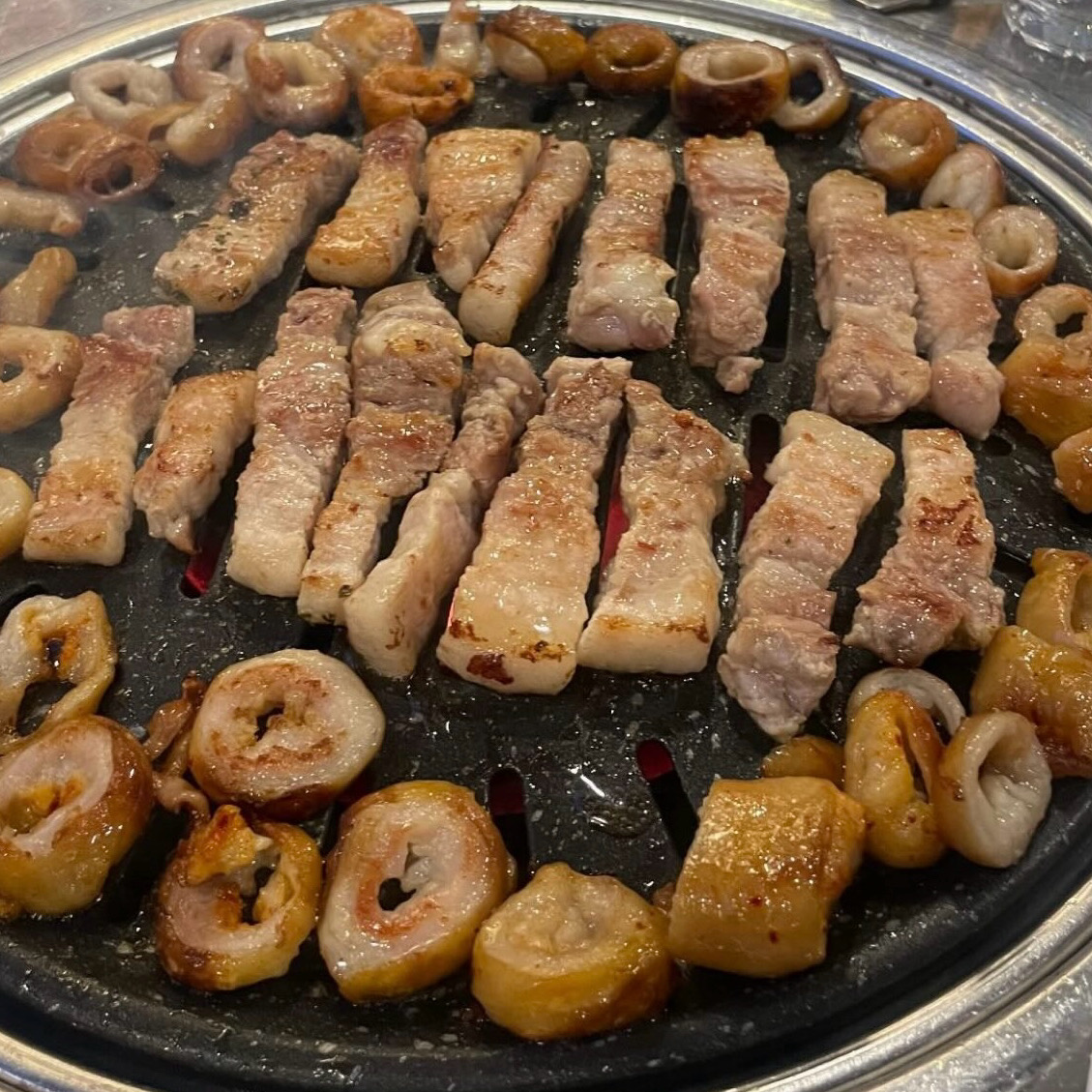 ‼️초미모 초동안 사장님께서 직접 구워주신 고기와 막창 - 송정 맛집 불막열삼 부산송정점