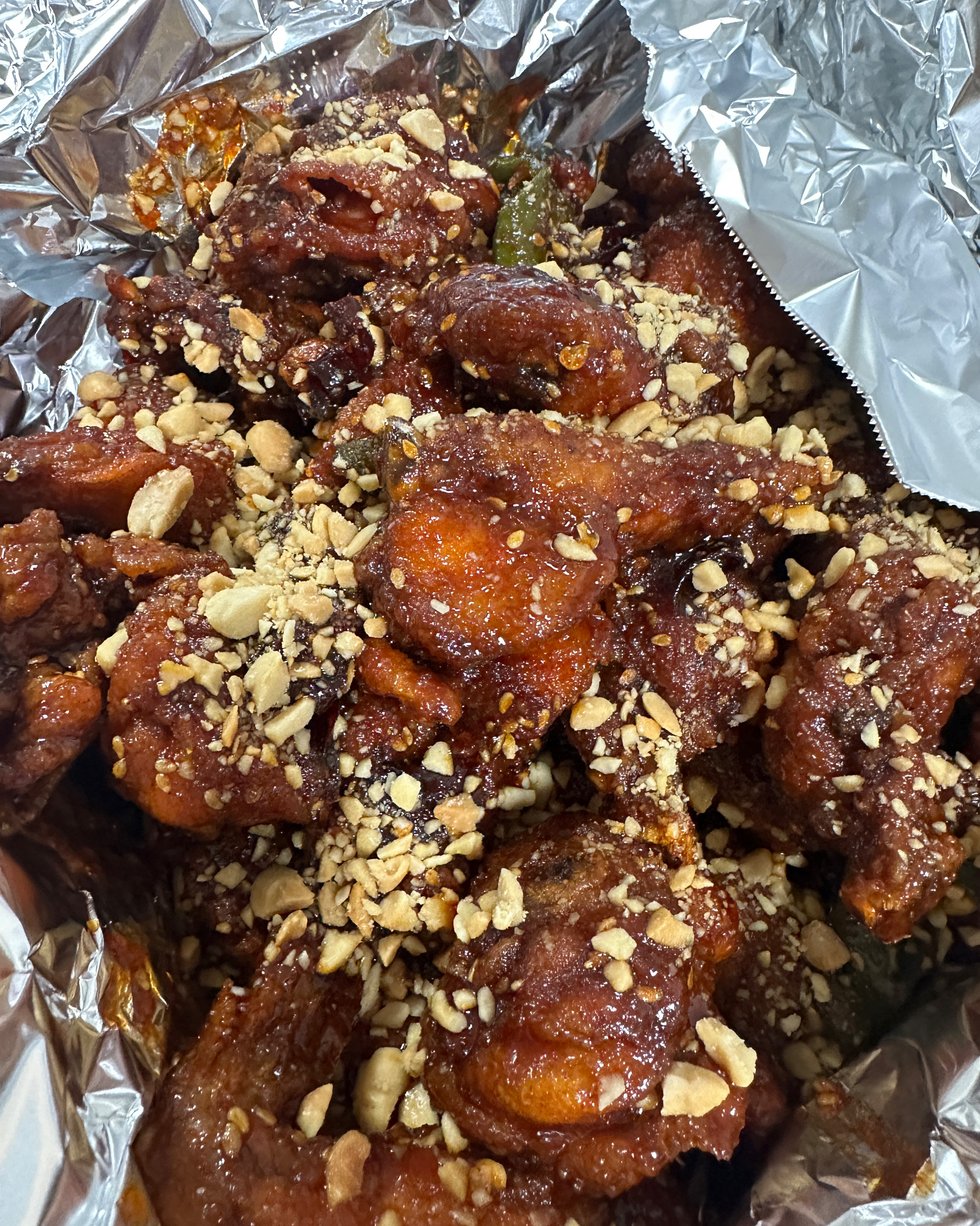양념이 굉장히 꾸덕해요! 맛있게 배부르게 잘 먹었습니다~ - 인천 맛집 홍명숙 황해 닭강정 본점