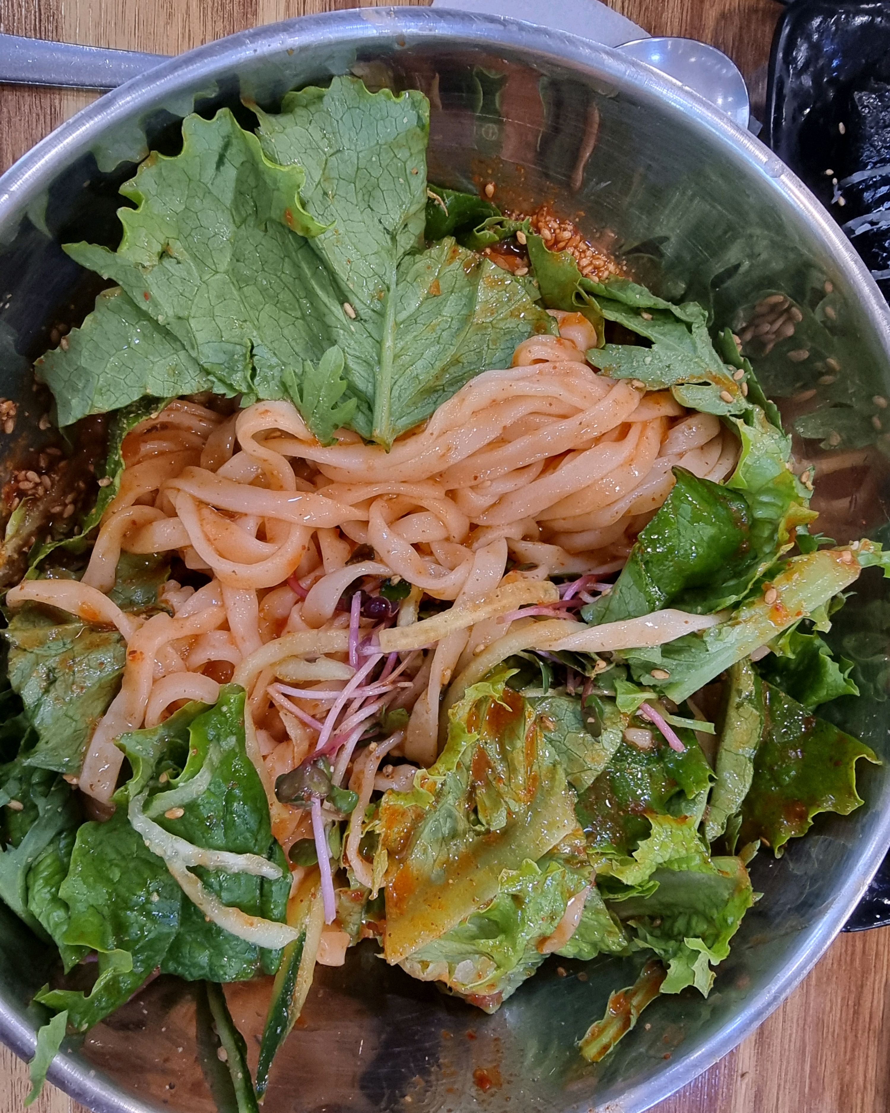 비빔국수 정말 맛있네요 - 대전 맛집 미소본가스마일칼국수