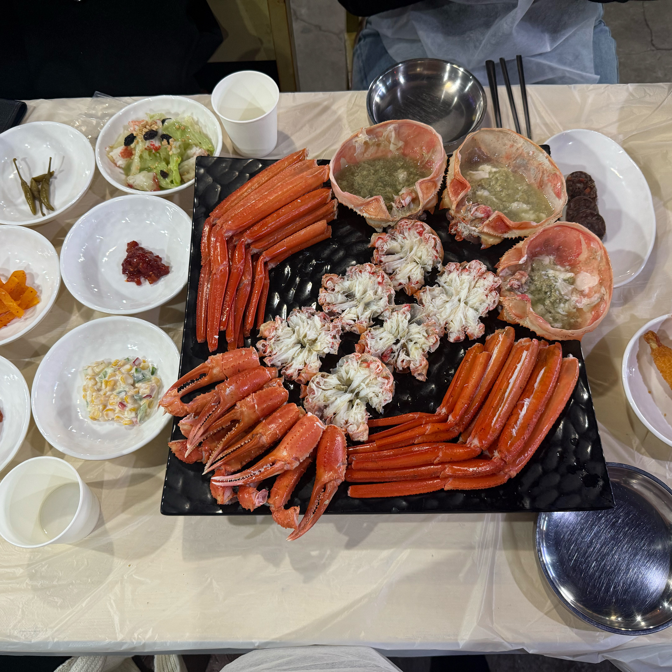 속초 여행와서 2번째 방문이에요~>%< - 아바이마을 맛집 속초홍게무한리필홍게랑