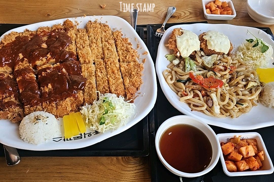 양이 푸짐해서 좋아요 - 양산 증산 맛집 홍익돈까스 양산점