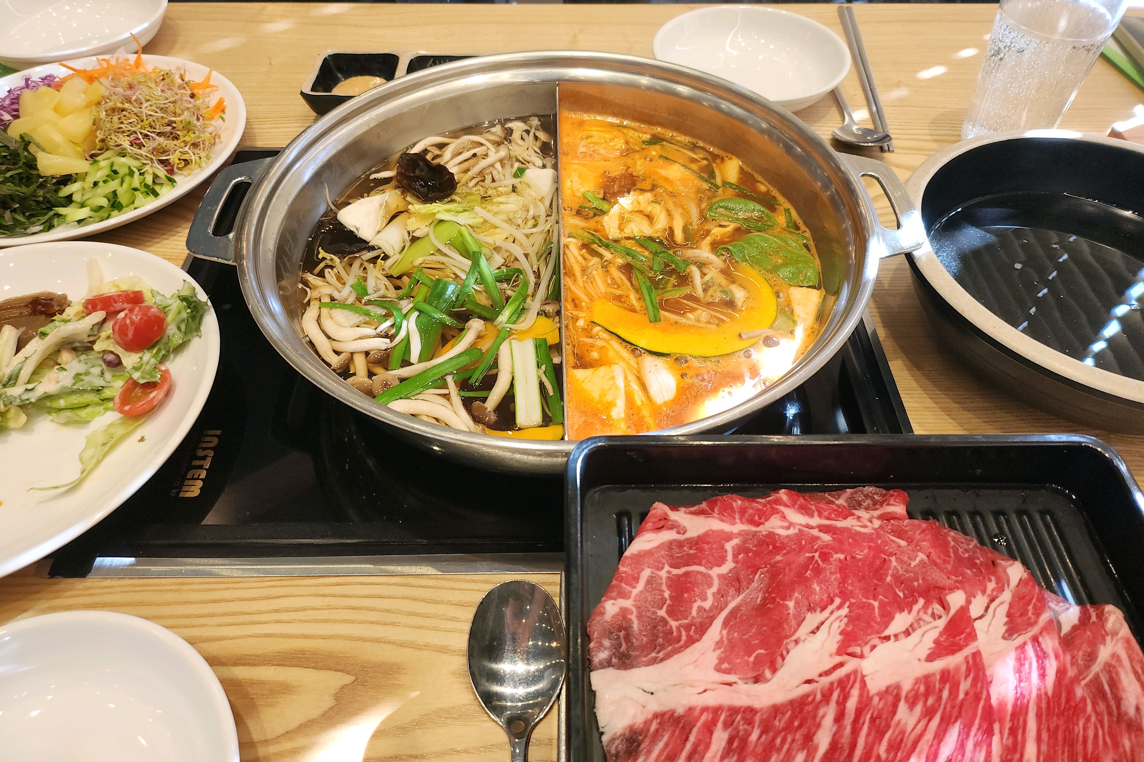 중초딩 아들들 같이 가서 - 동탄 능동 맛집 샤브20 동탄능동점