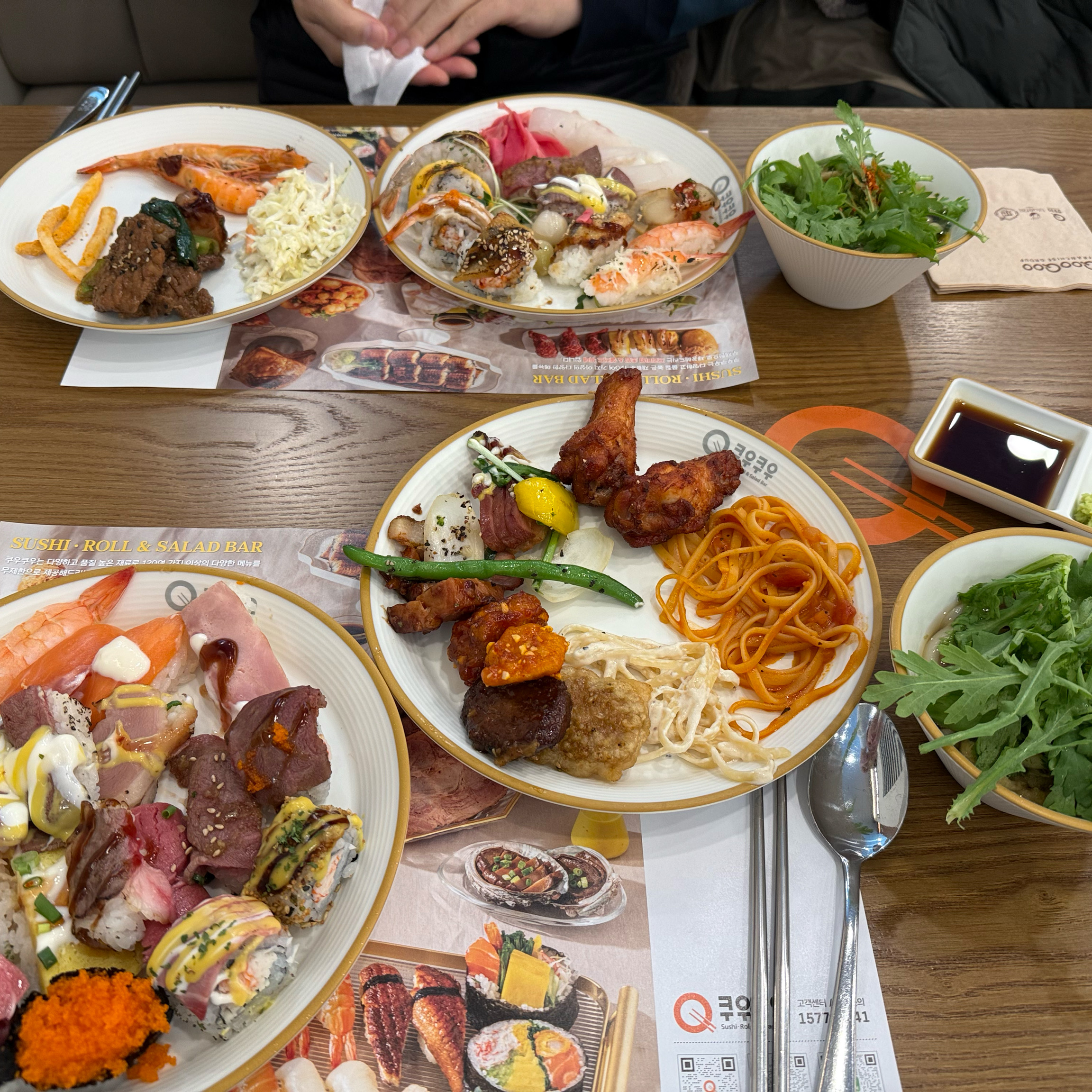 2시에 오니 웨이팅 없이 먹을 수 있어서 편해요. - 포항 두호동 맛집 쿠우쿠우 포항점