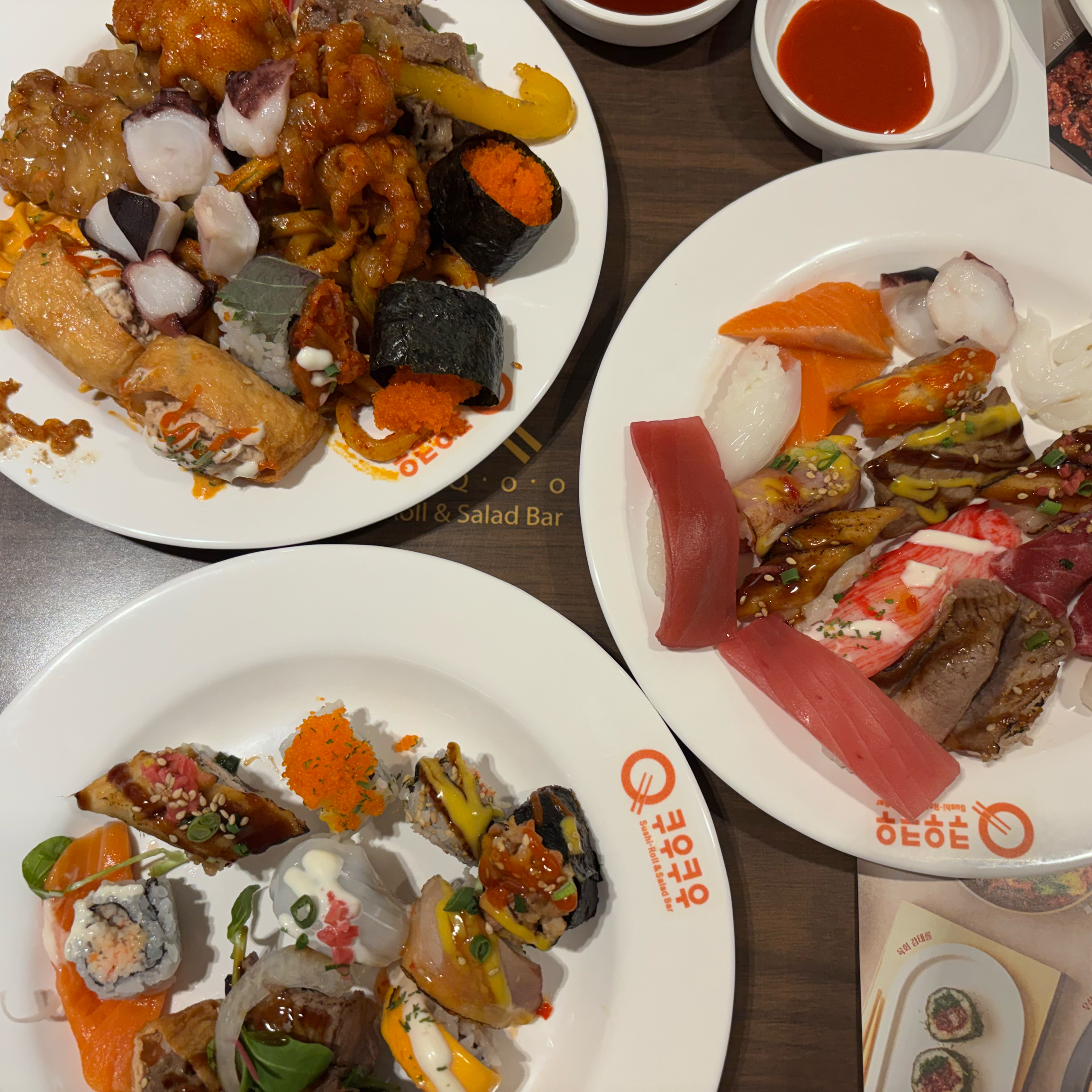고딩..초딩..딸들이랑 신랑이랑 다녀왔어요^^ - 대전 유성 맛집 추천 쿠우쿠우 대전유성점