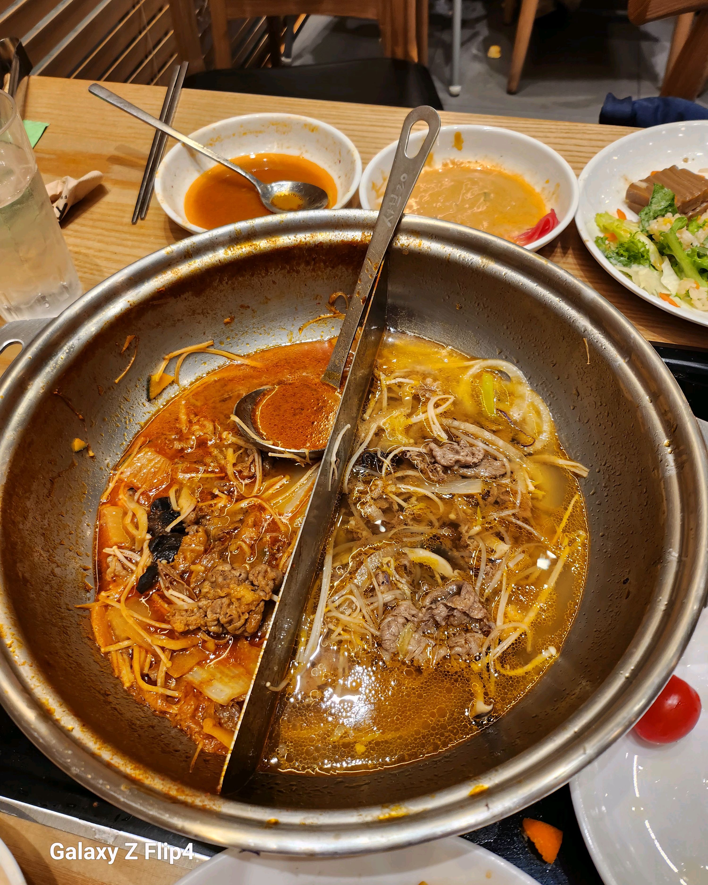 배가고파서 미쳐 사진을 못찍어서 다먹고 남겨요. - 구미 형곡 맛집 샤브20 구미형곡점