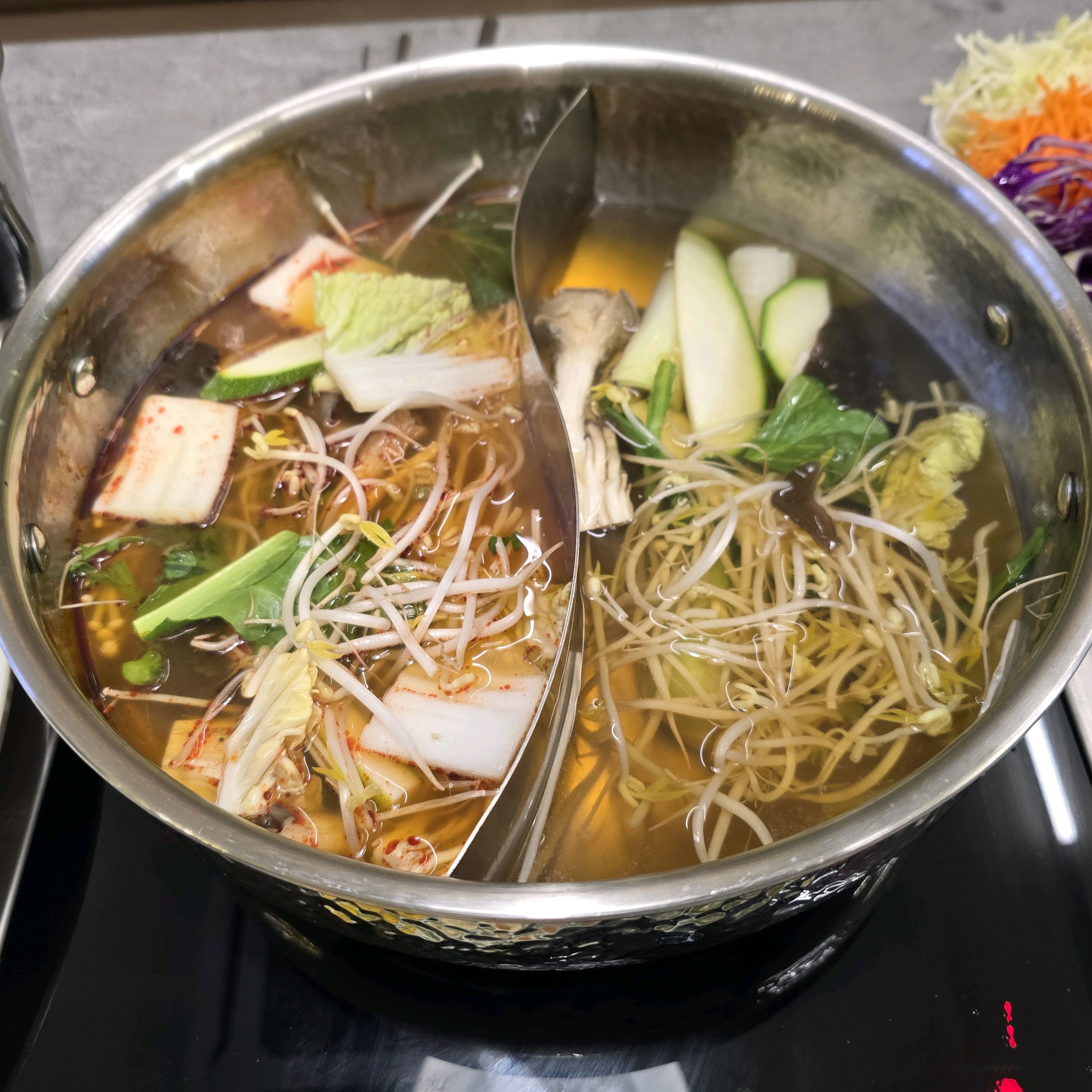 졸업식 끝나고 가족들이랑 방문했어요 - 안양 맛집 샤브르정원 안양평촌점