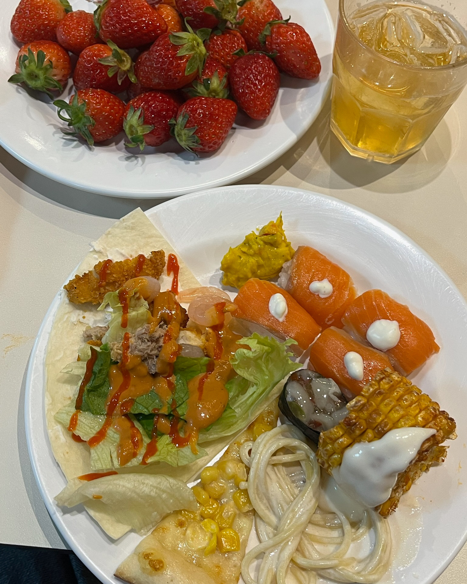 딸기축제 한다길래 끝나기 전에 가봤어요🍓 - 청량리 맛집 애슐리퀸즈 롯데백화점 청량리점