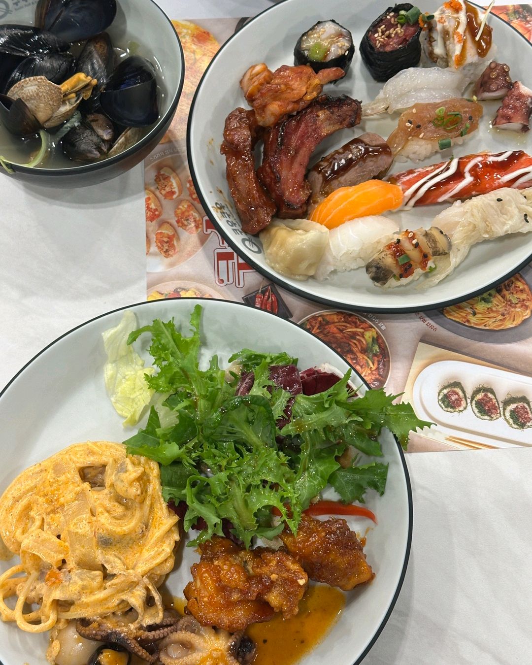 평일인데 딸과신랑과 - 인천 맛집 쿠우쿠우 구월점