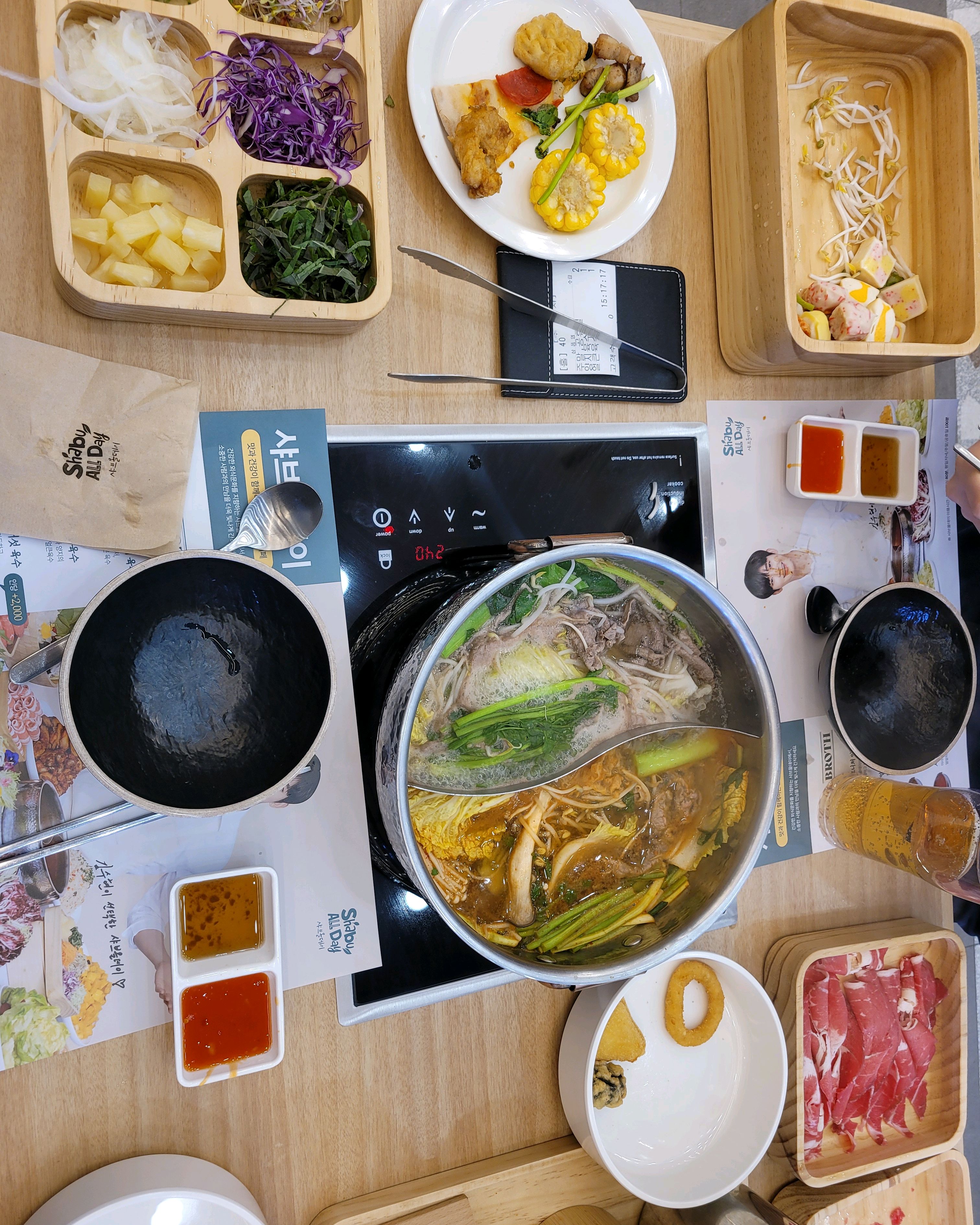 고기는 신선하고 맛있었습니다 - 회룡역 맛집 샤브올데이 의정부회룡점